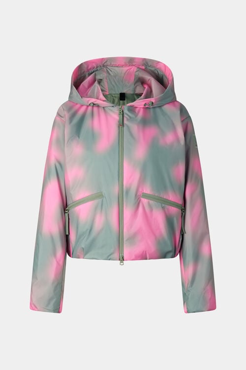Funktionsjacke Yadira Eukalyptus/Pink