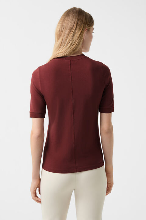 Alexi T-shirt Wijn rood Alexi T-shirt Wijn rood
