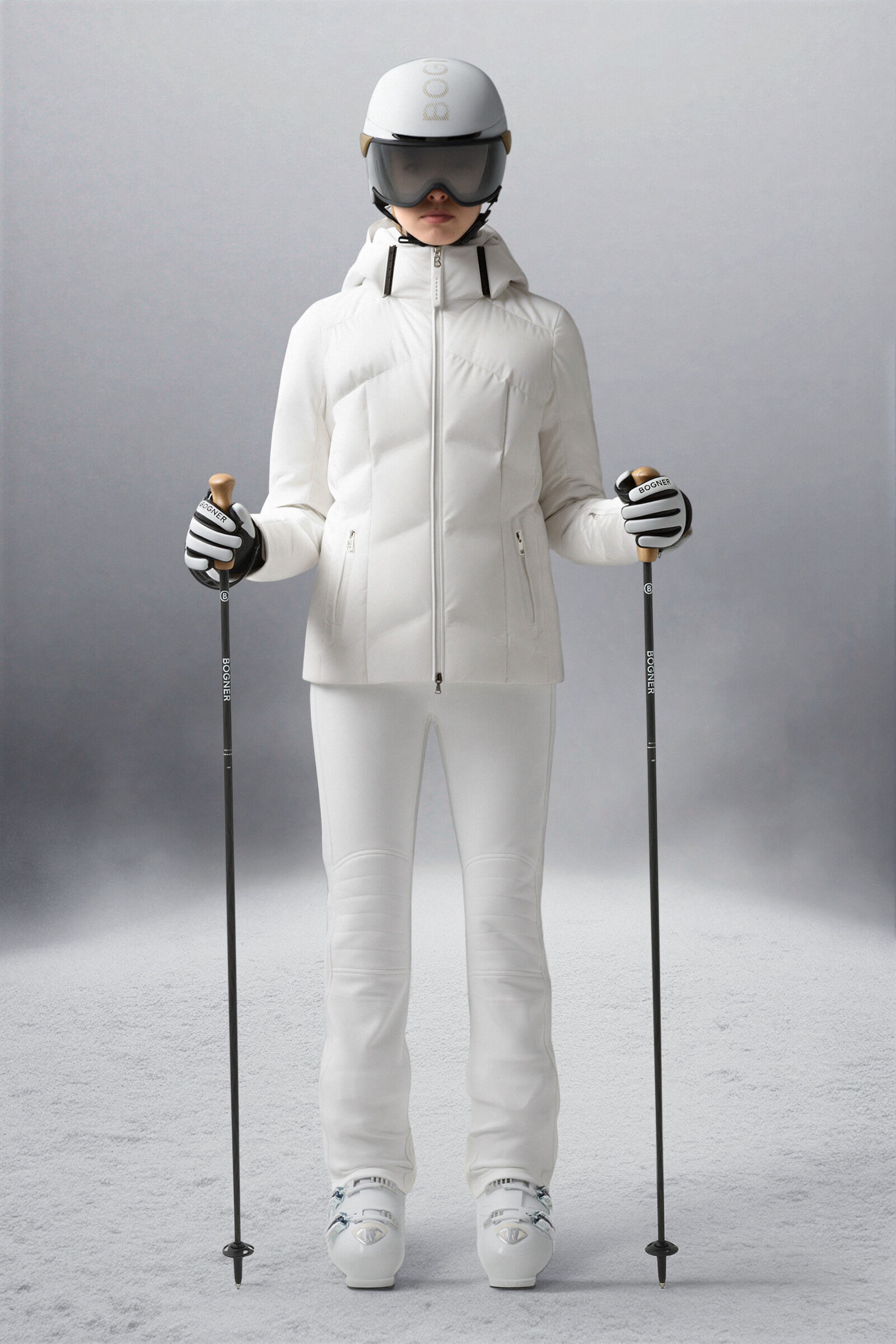 Ski Look Delin White 