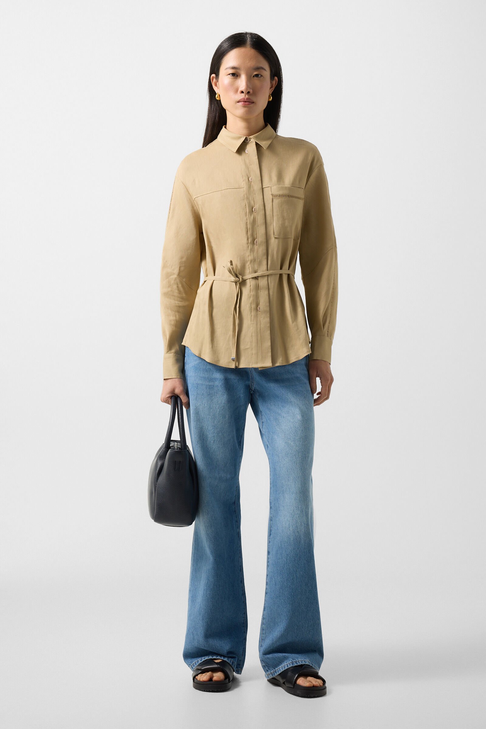 Catrina shirt blouse Camel