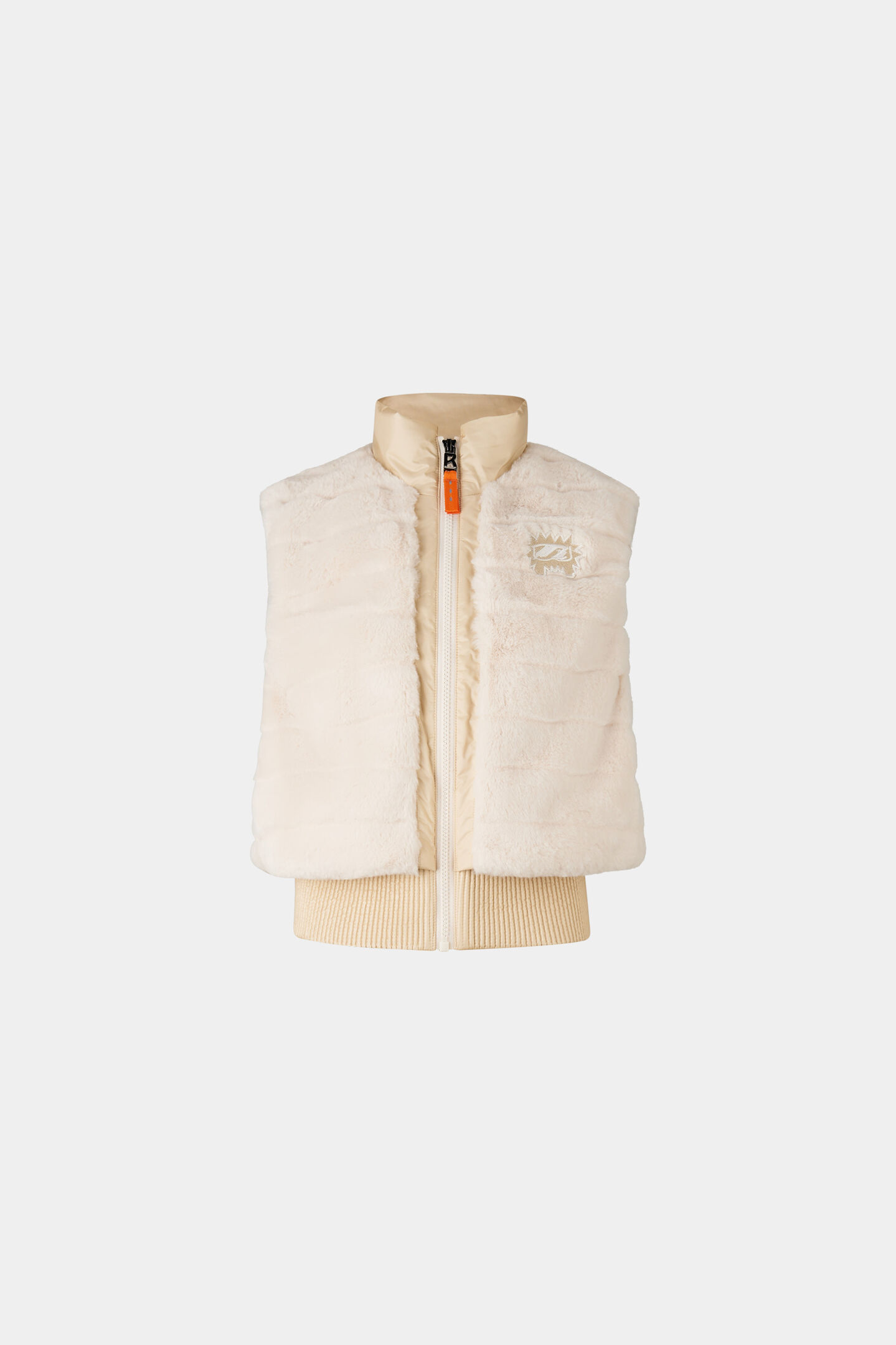 Kids Fell-Weste Milena Beige