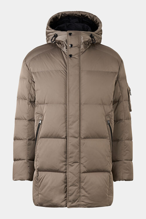 Jones down short coat Taupe