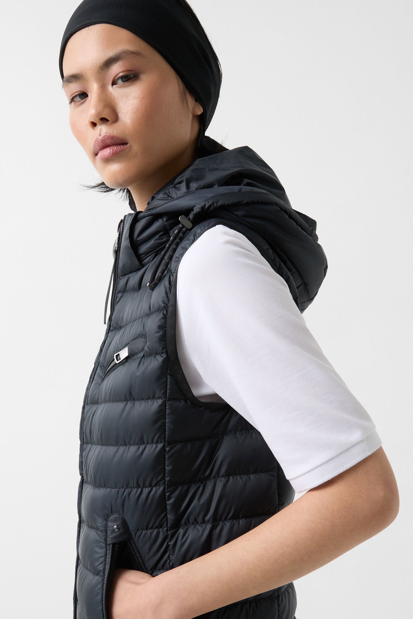 Florisa Lightweight down gilet Black