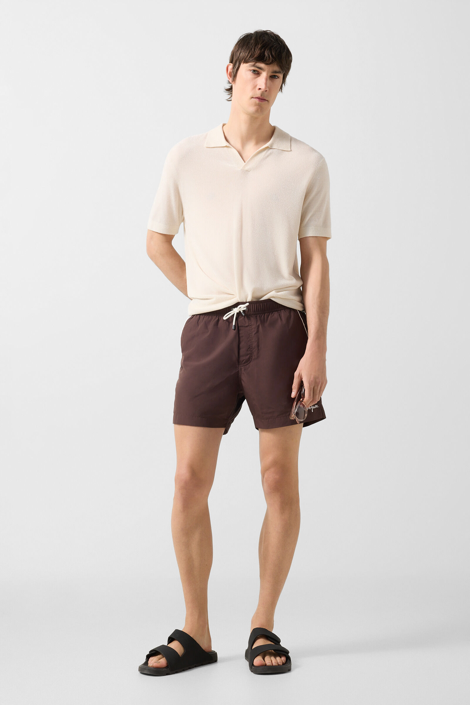 Badeshorts Paul Dunkelbraun