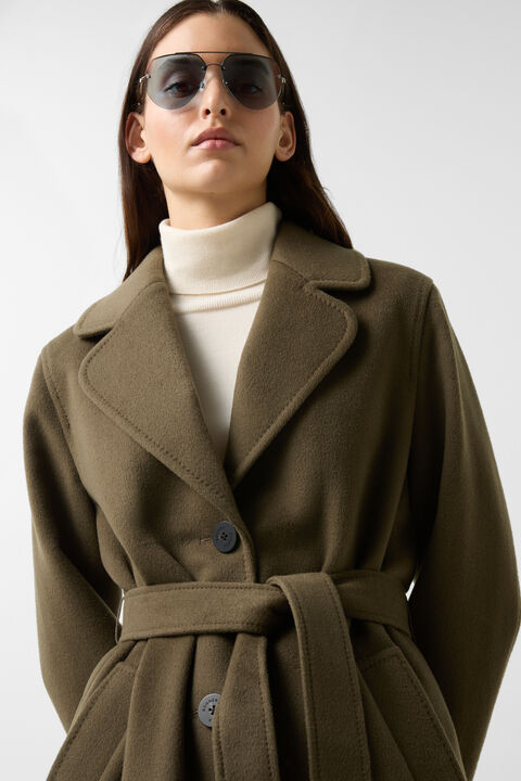 Viola Wool coat Olive green Viola Wool coat Olive green