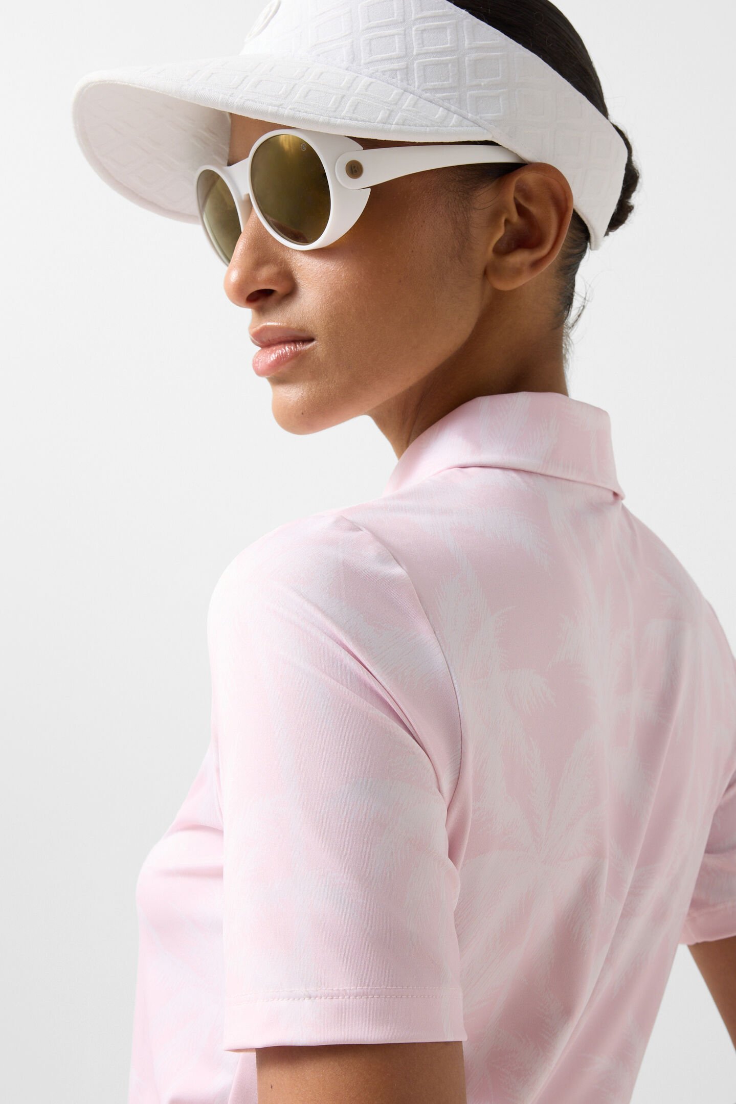 Taya functional short-sleeved top Pink/Off-White