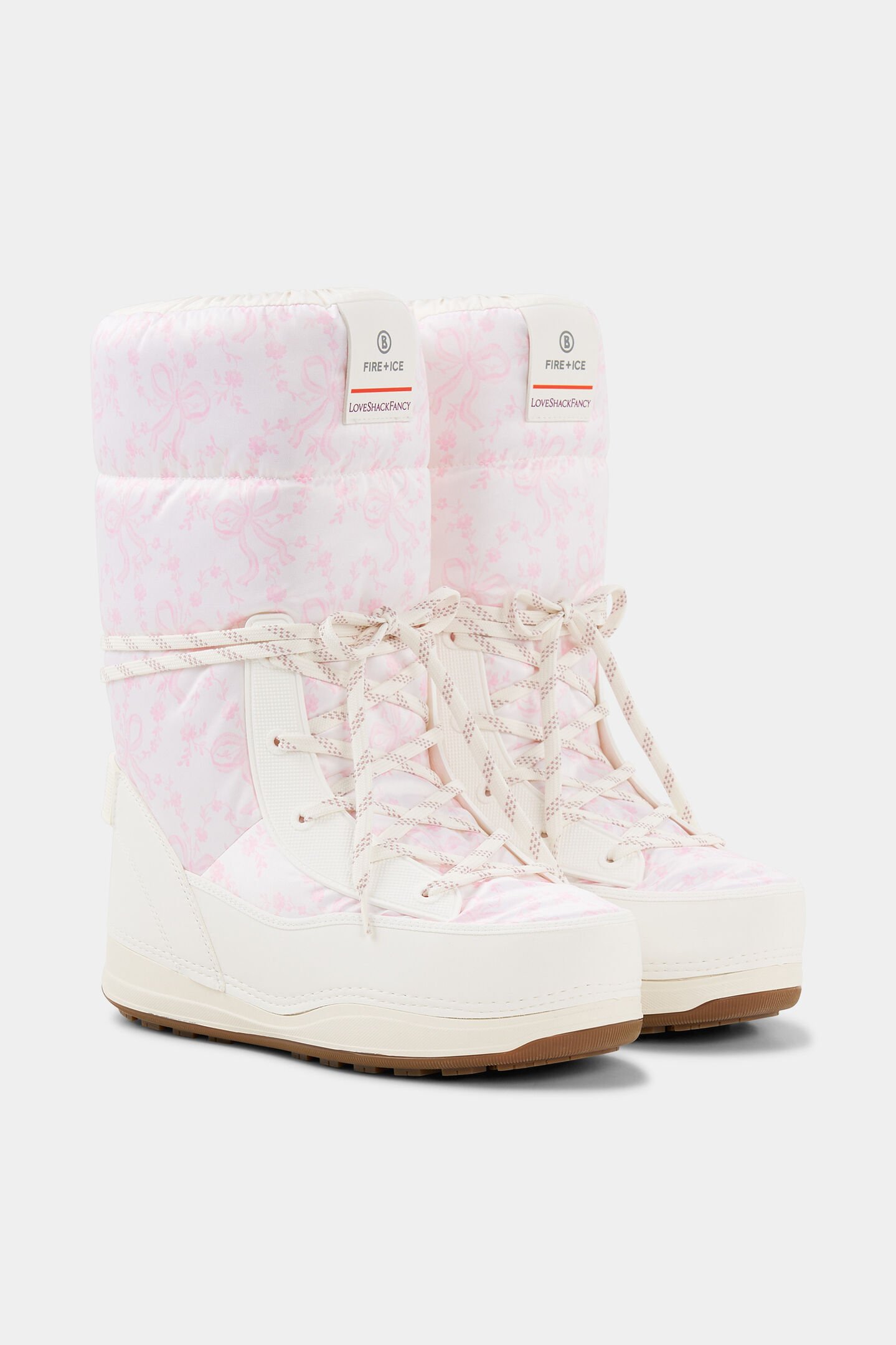 Snow boots Les Arcs Pink/Off-White