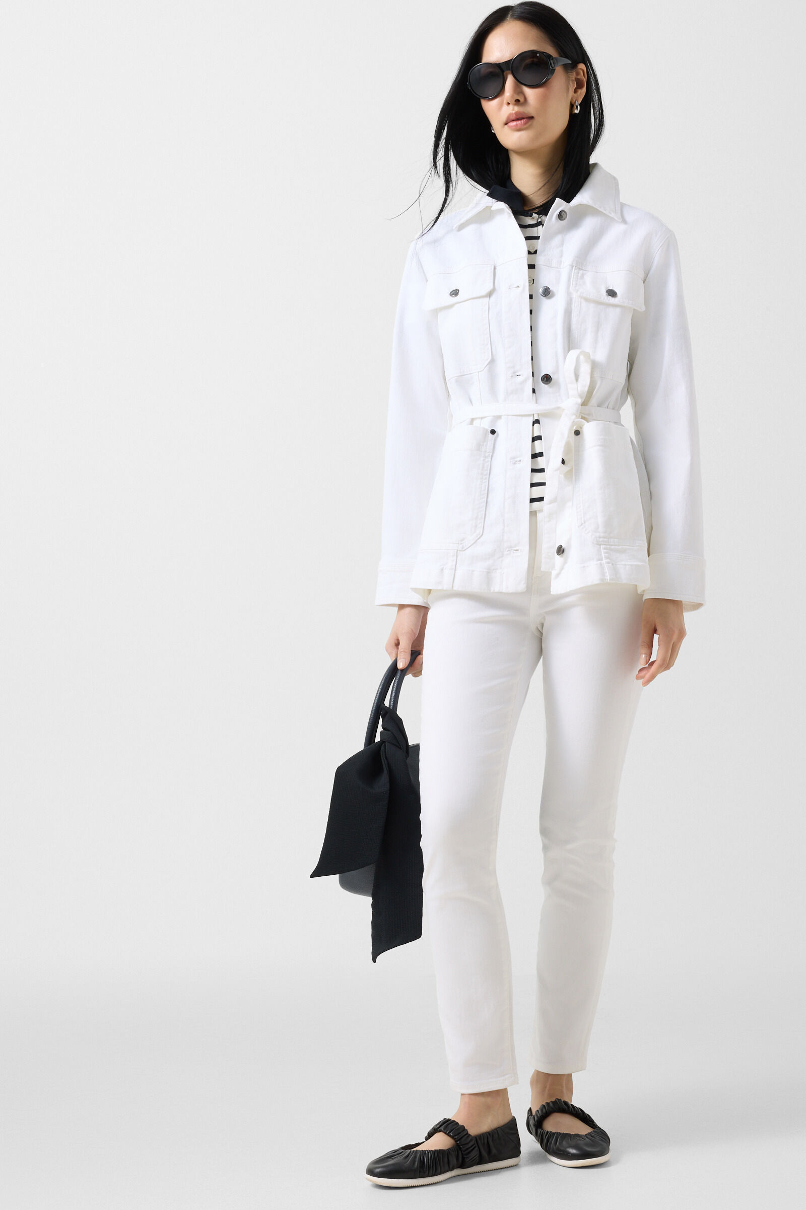 7/8 slim fit jeans Julie White