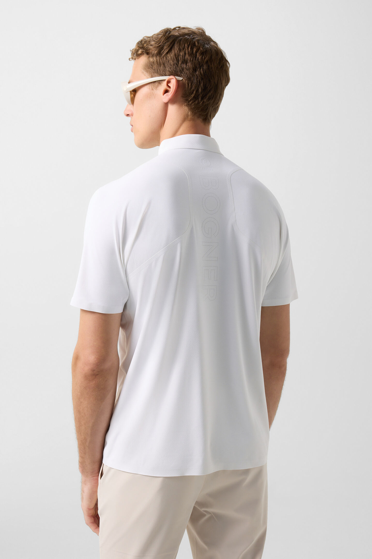 Funktions-Polo-Shirt Casimir Wei&szlig;