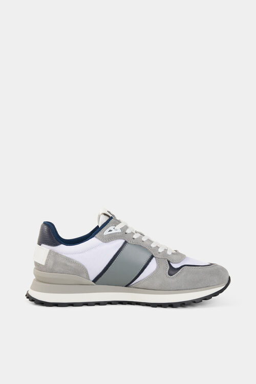 Sneaker Newport Grey/white/dark blue