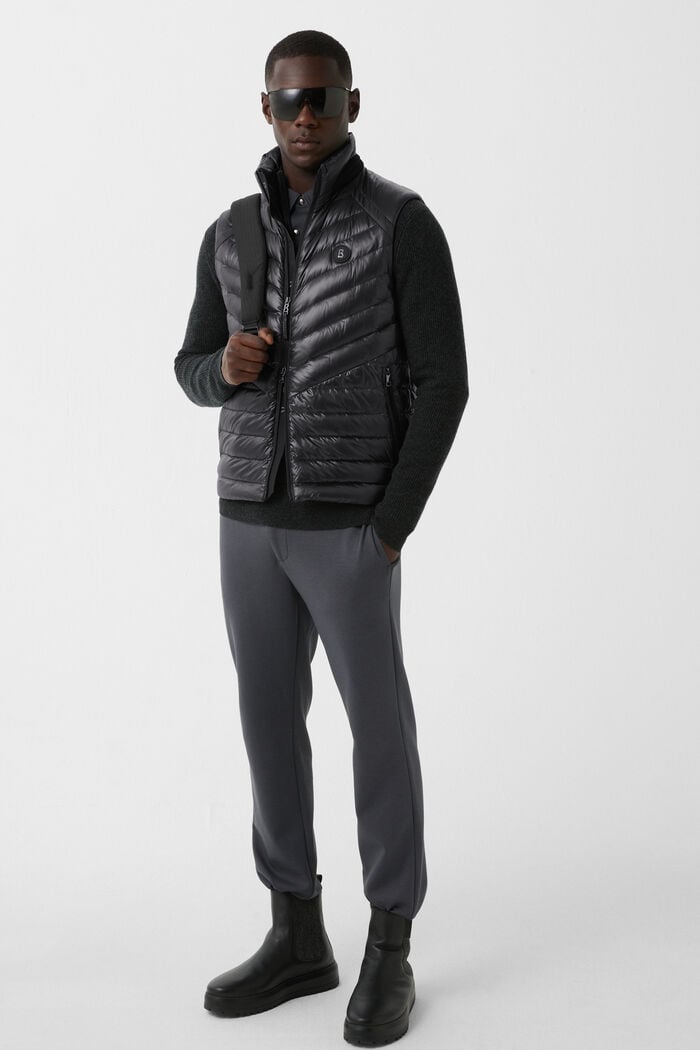 Lasse quilted waistcoat Anthracite Lasse quilted waistcoat Anthracite