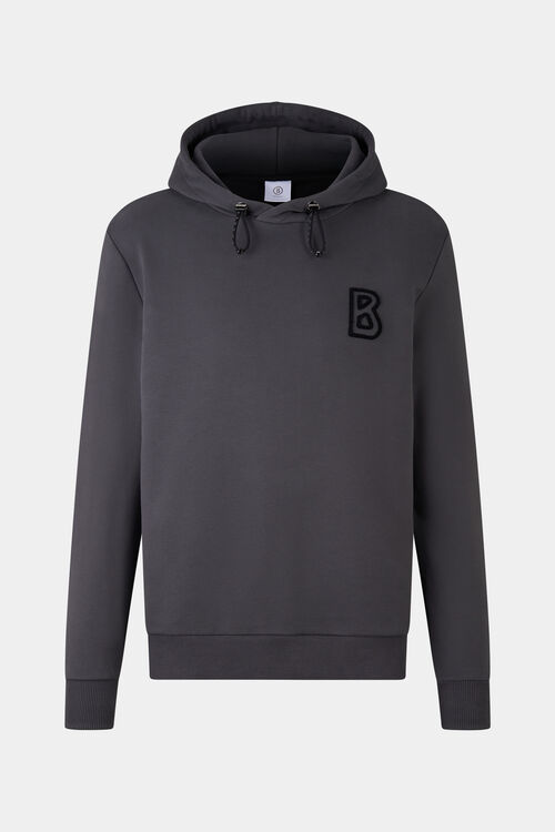 sweat à capuche Maurice Anthracite
