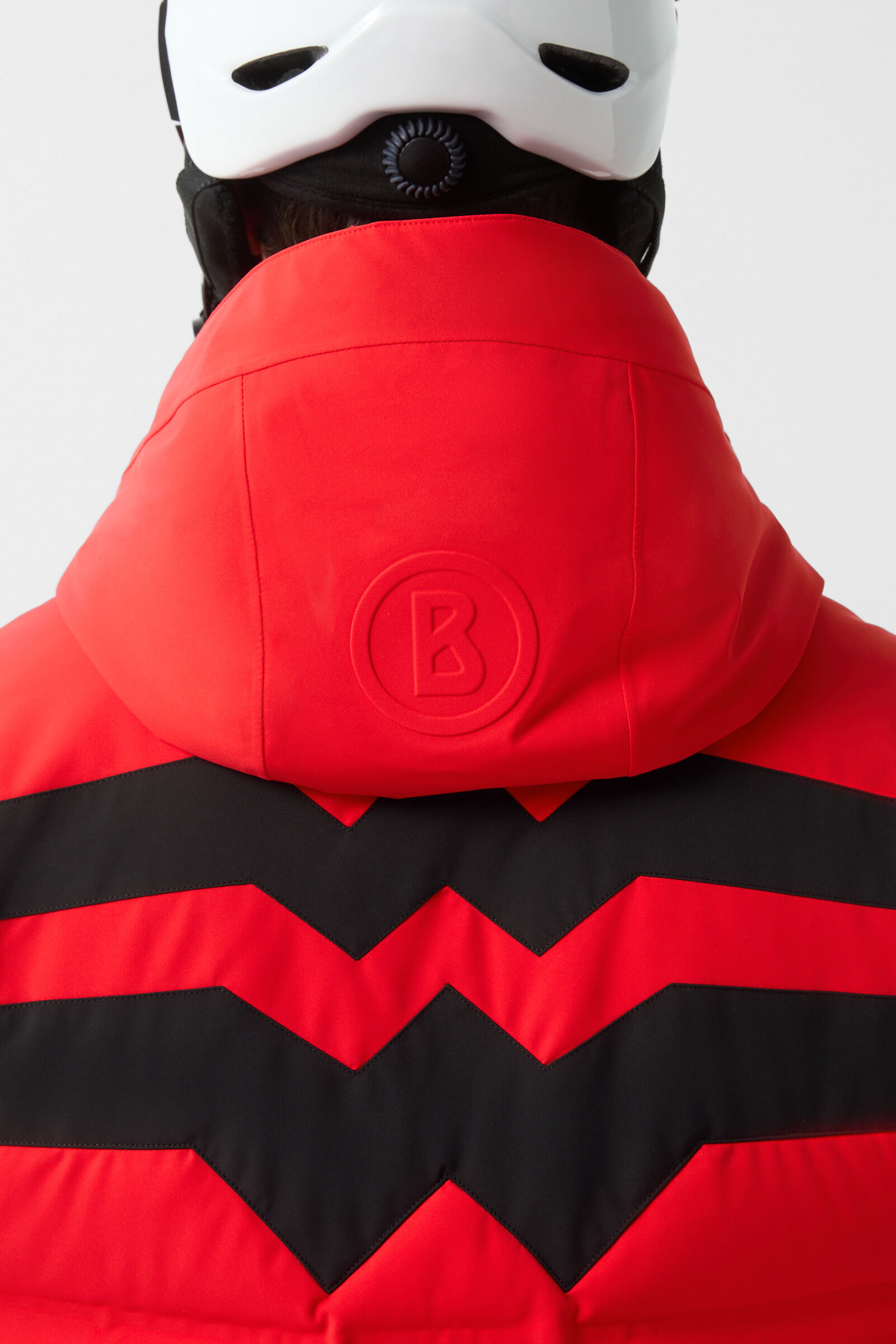 Feliks down ski jacket Red/black