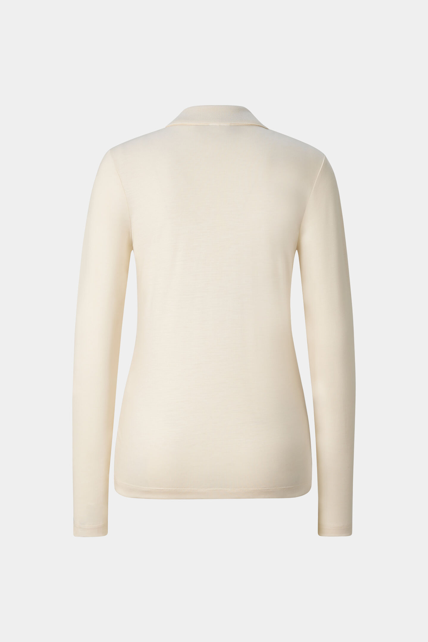 Whoopy Polo Long-Sleeve Top Off-White