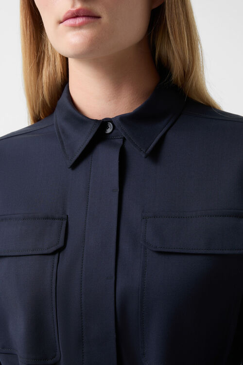 Bluse Ysette Navy-Blau