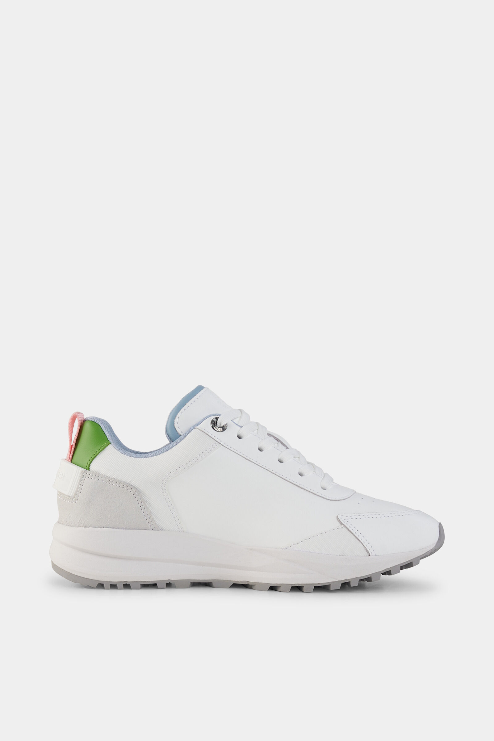 Golf sneaker White/blue/green