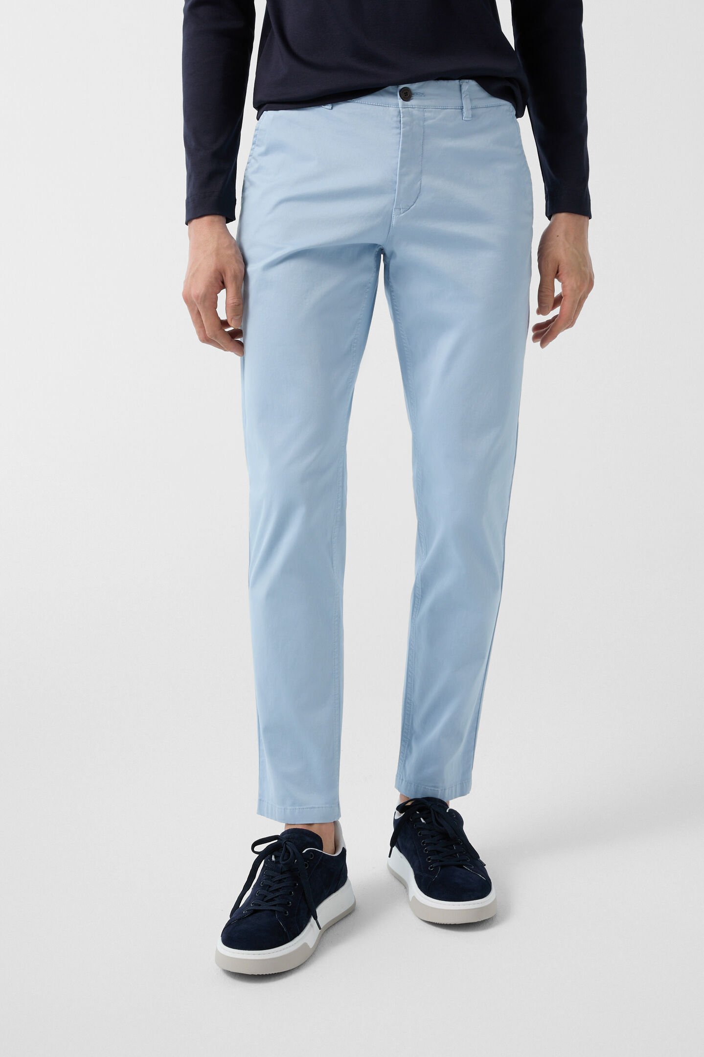Chino Lichtblauw
