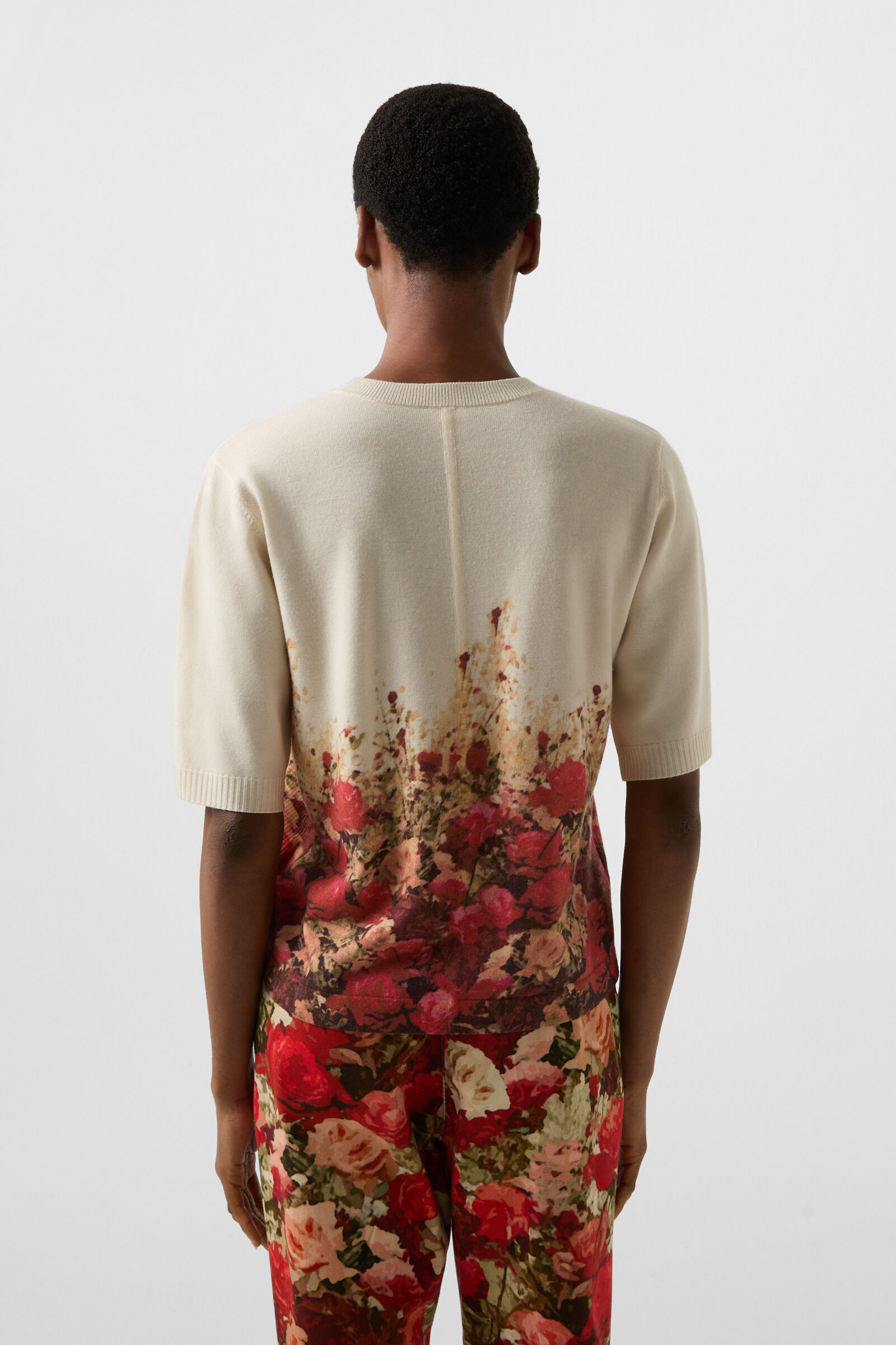 Knitted shirt Helly Sand/red