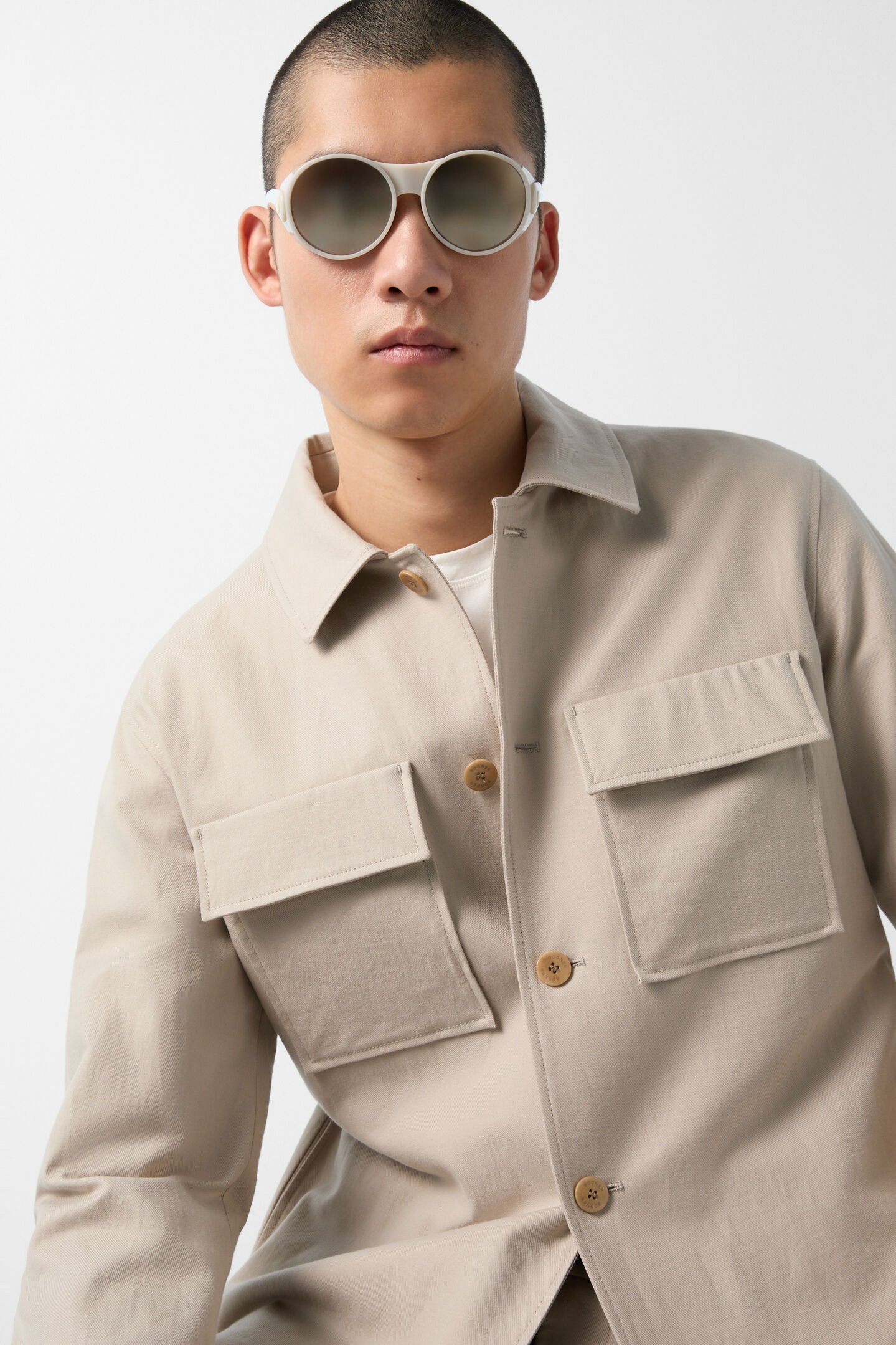 Hemdjacke Larry Beige