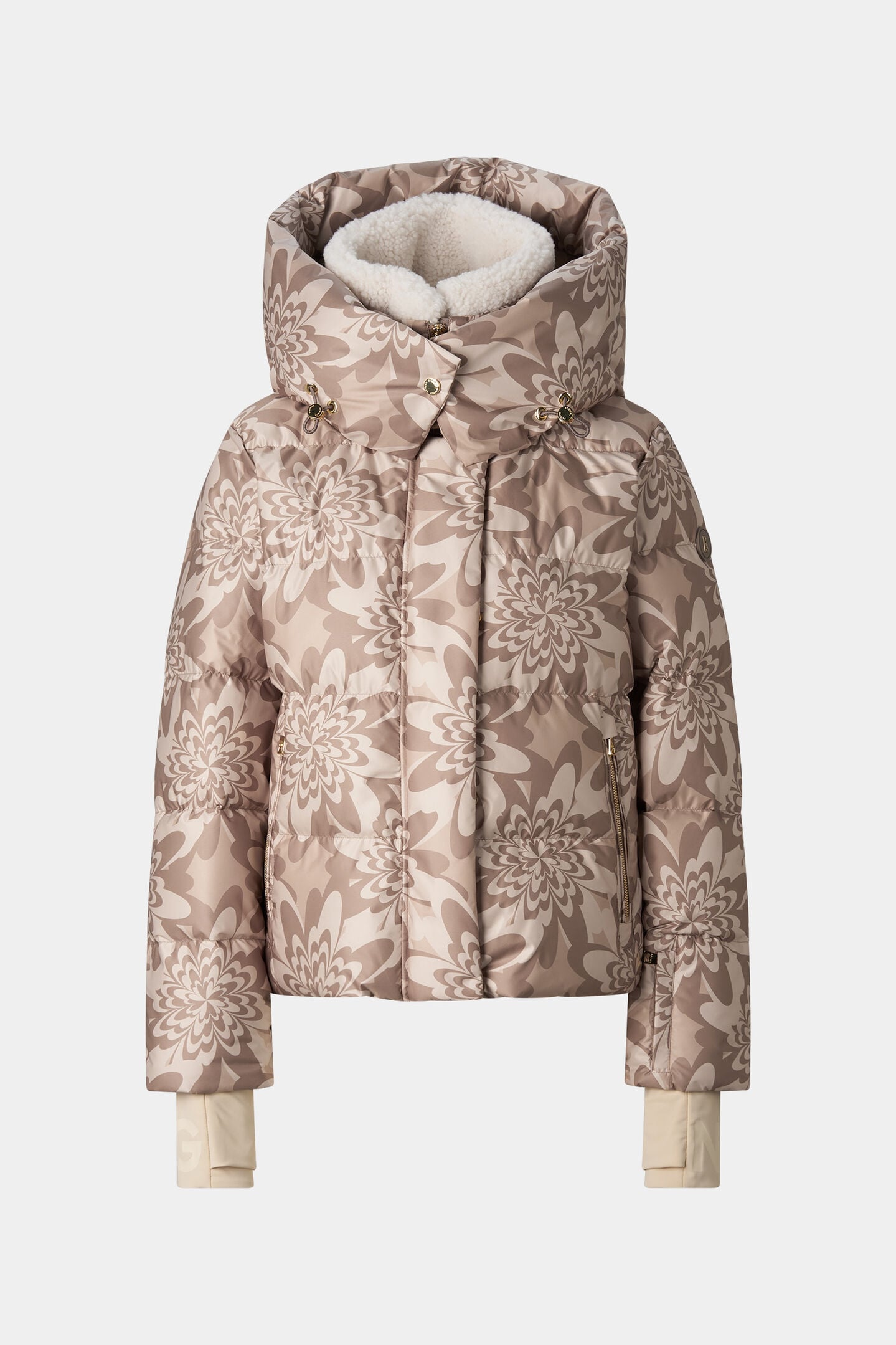Ski-Daunenjacke Naia Hazel/Beige