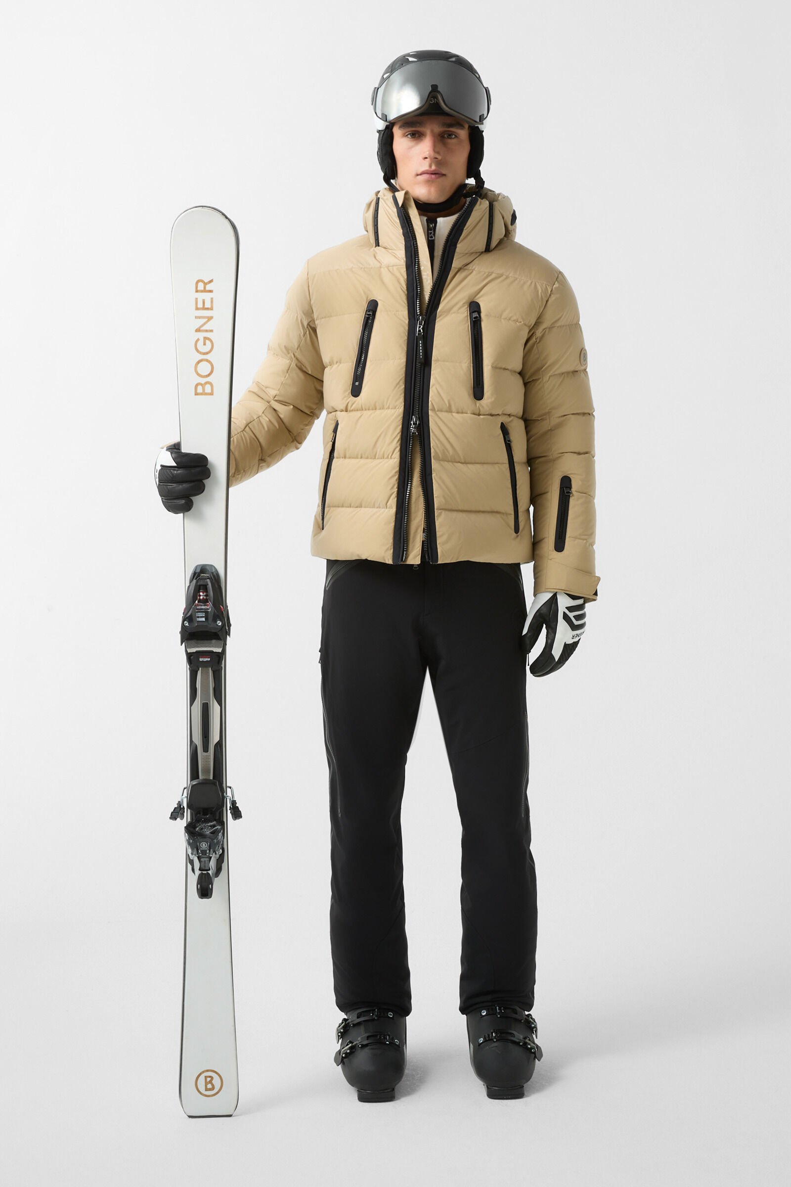 Midlayer Curtis Off-white/black