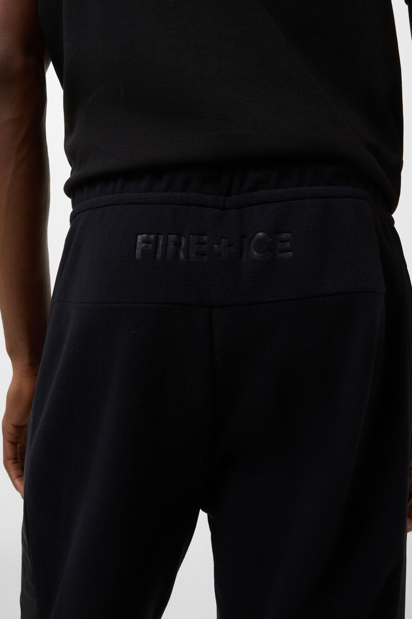 Broder fleece trousers Black