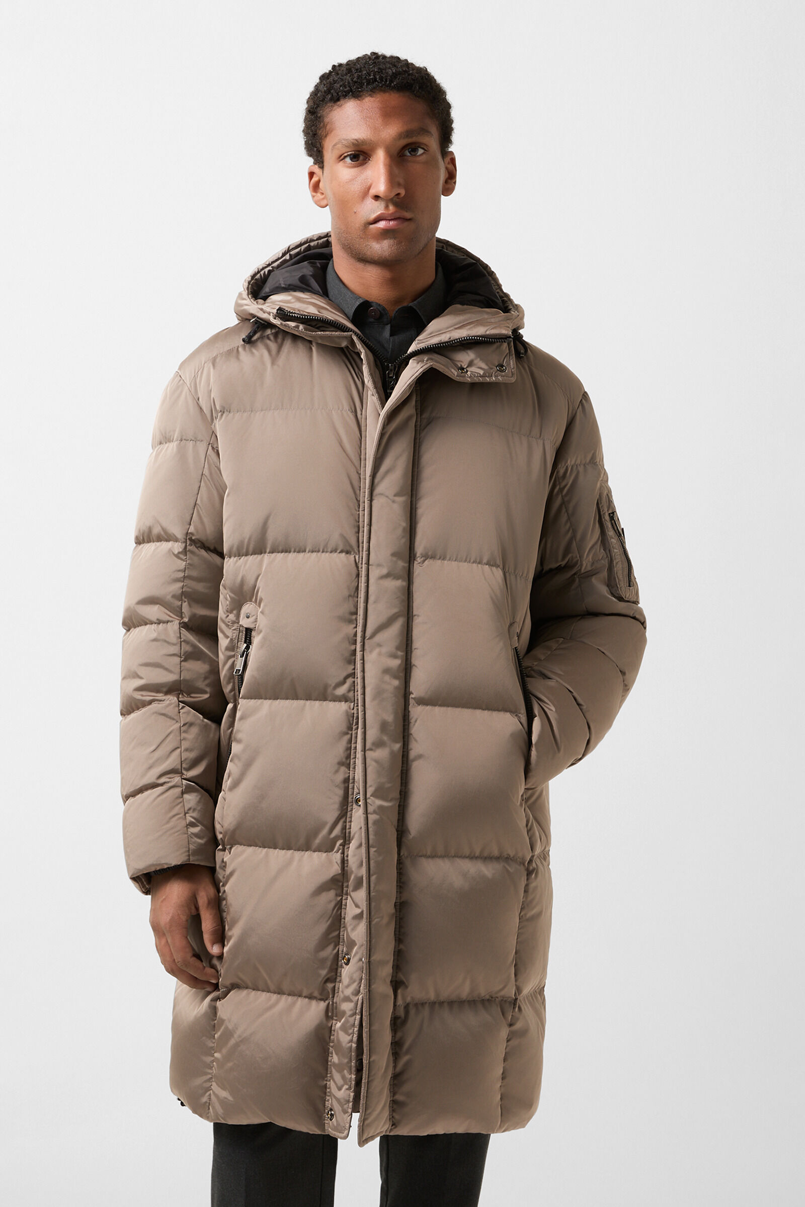 Erico down coat Greige