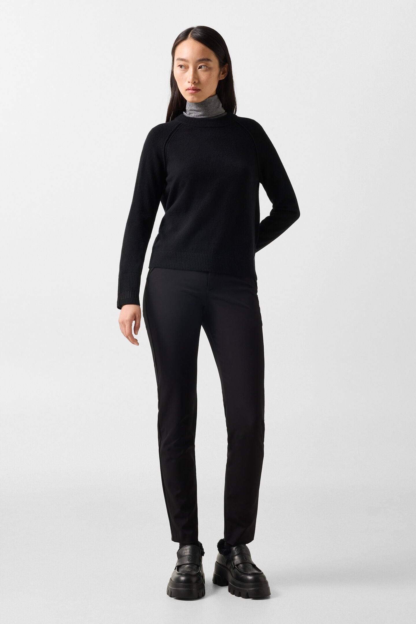 Vanessa pure new wool cashmere sweater Black