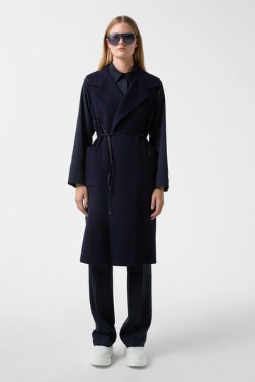 Doubleface-Wollweste Megan Navy-Blau Doubleface-Wollweste Megan Navy-Blau