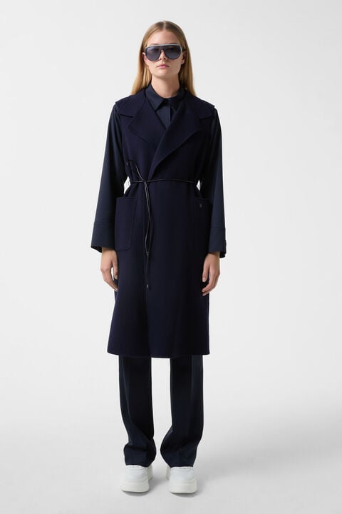 Double-face wool waistcoat Megan Navy blue Double-face wool waistcoat Megan Navy blue