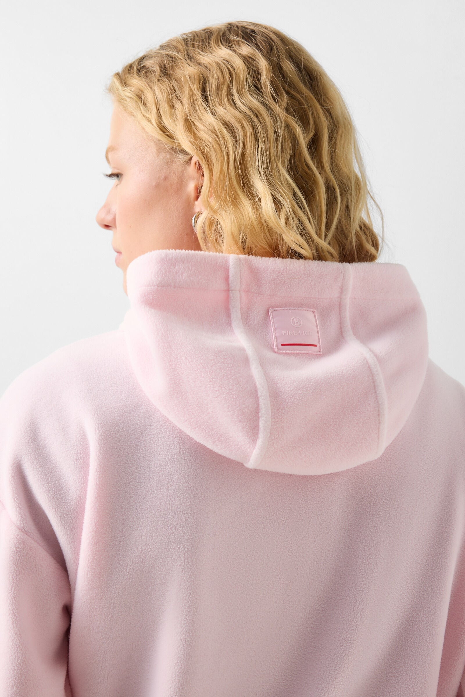 Iva Mid-Layer Fleece Hoodie Pink