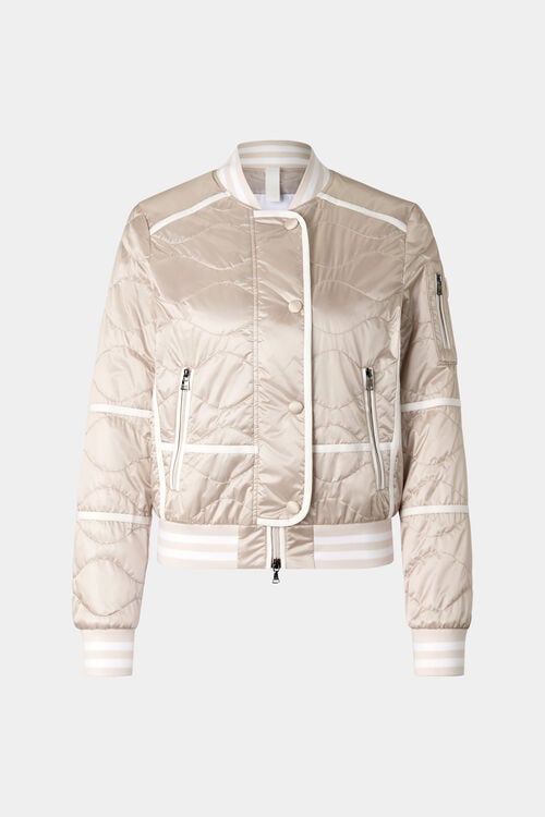 Lia quilted jacket Sand
