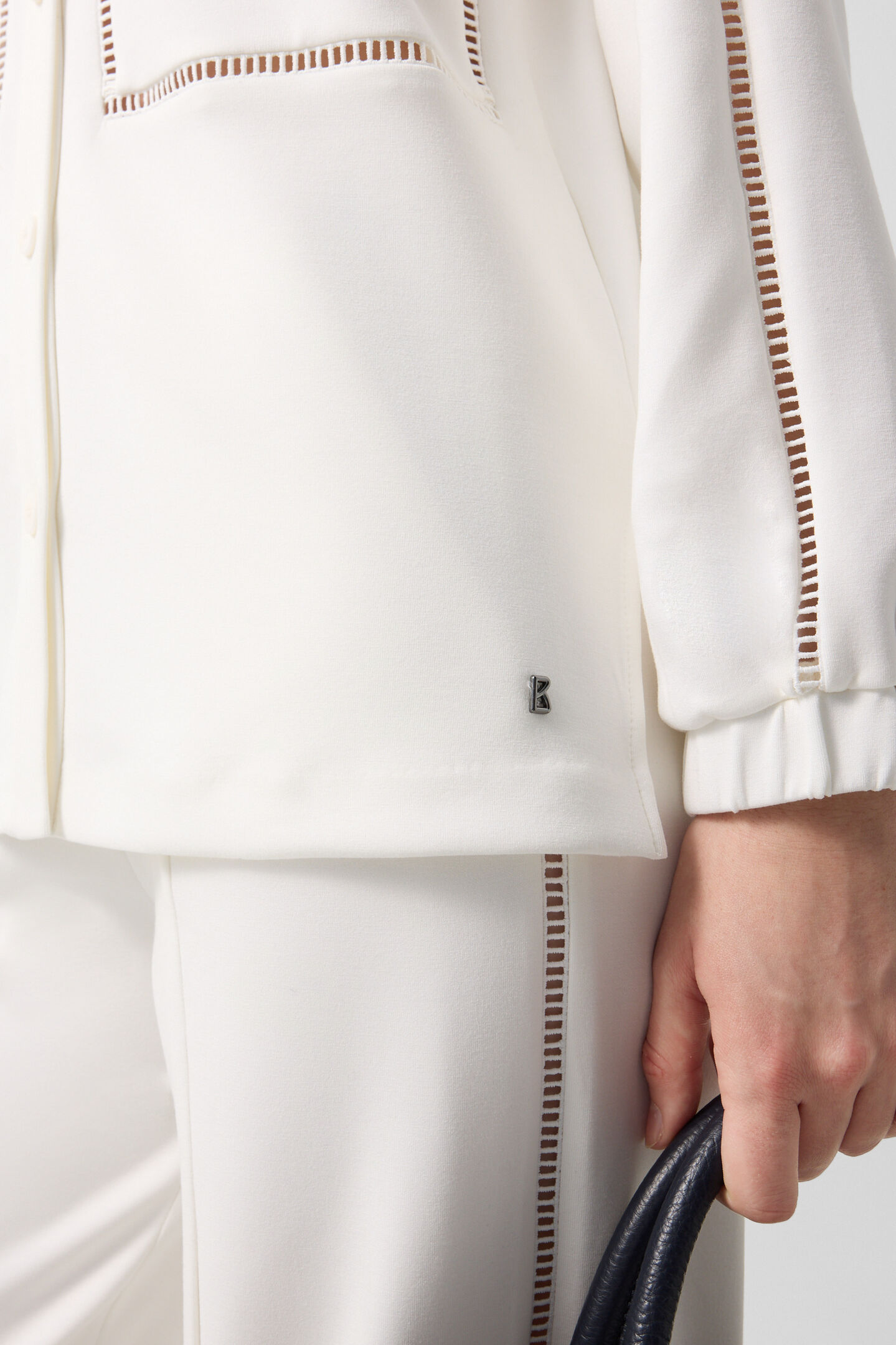 Raquel jersey overshirt Off-White