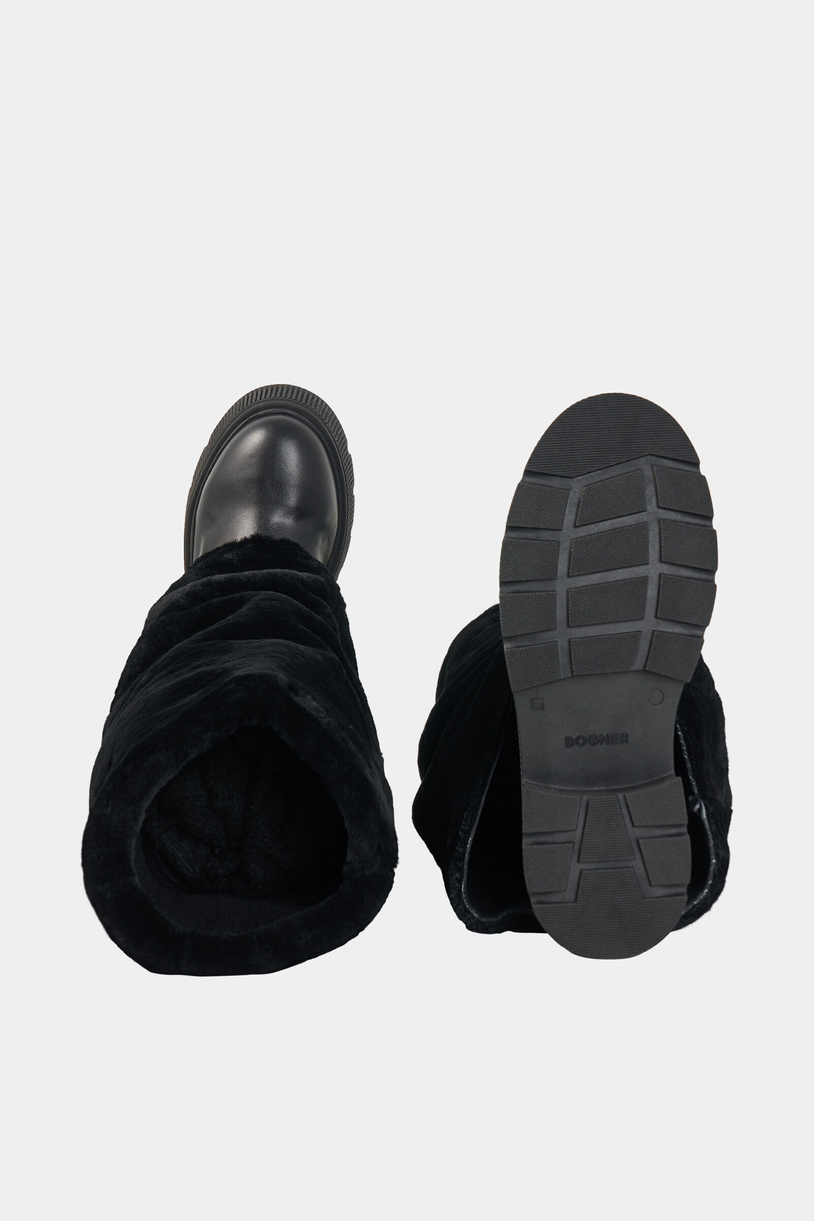 Turin lambskin boots Black
