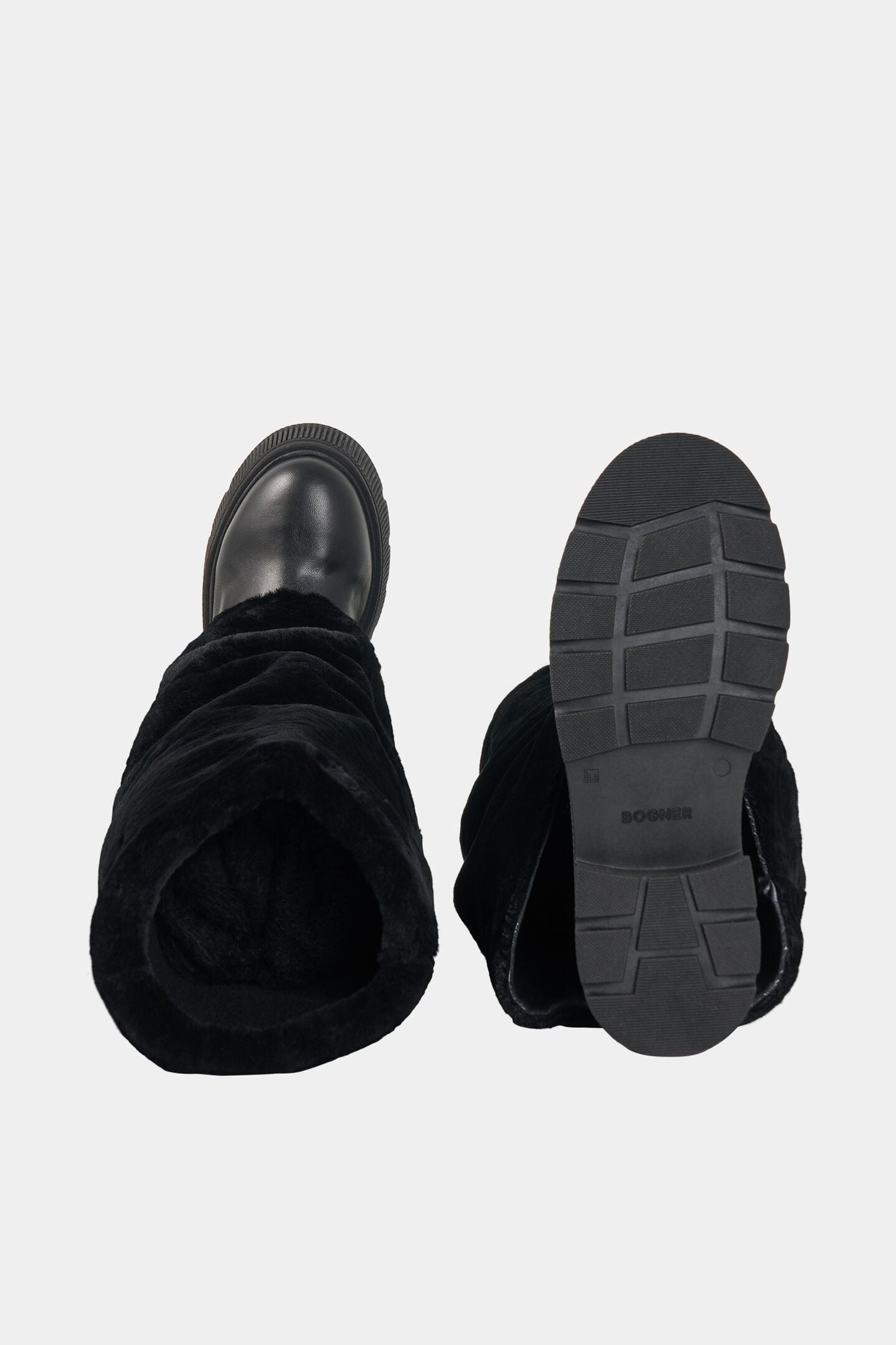 Turin lambskin boots Black