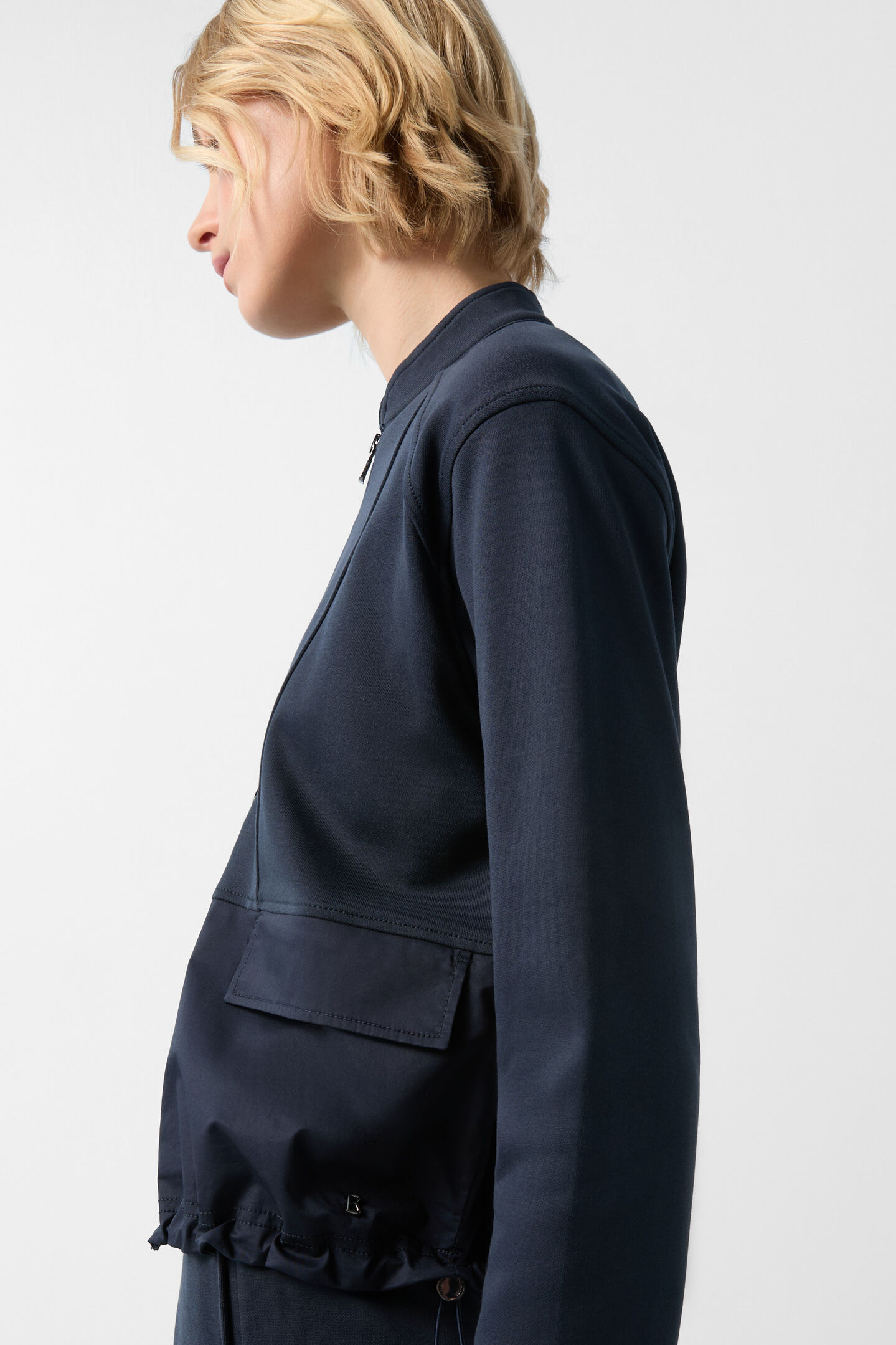 Galina sweat jacket Navy blue