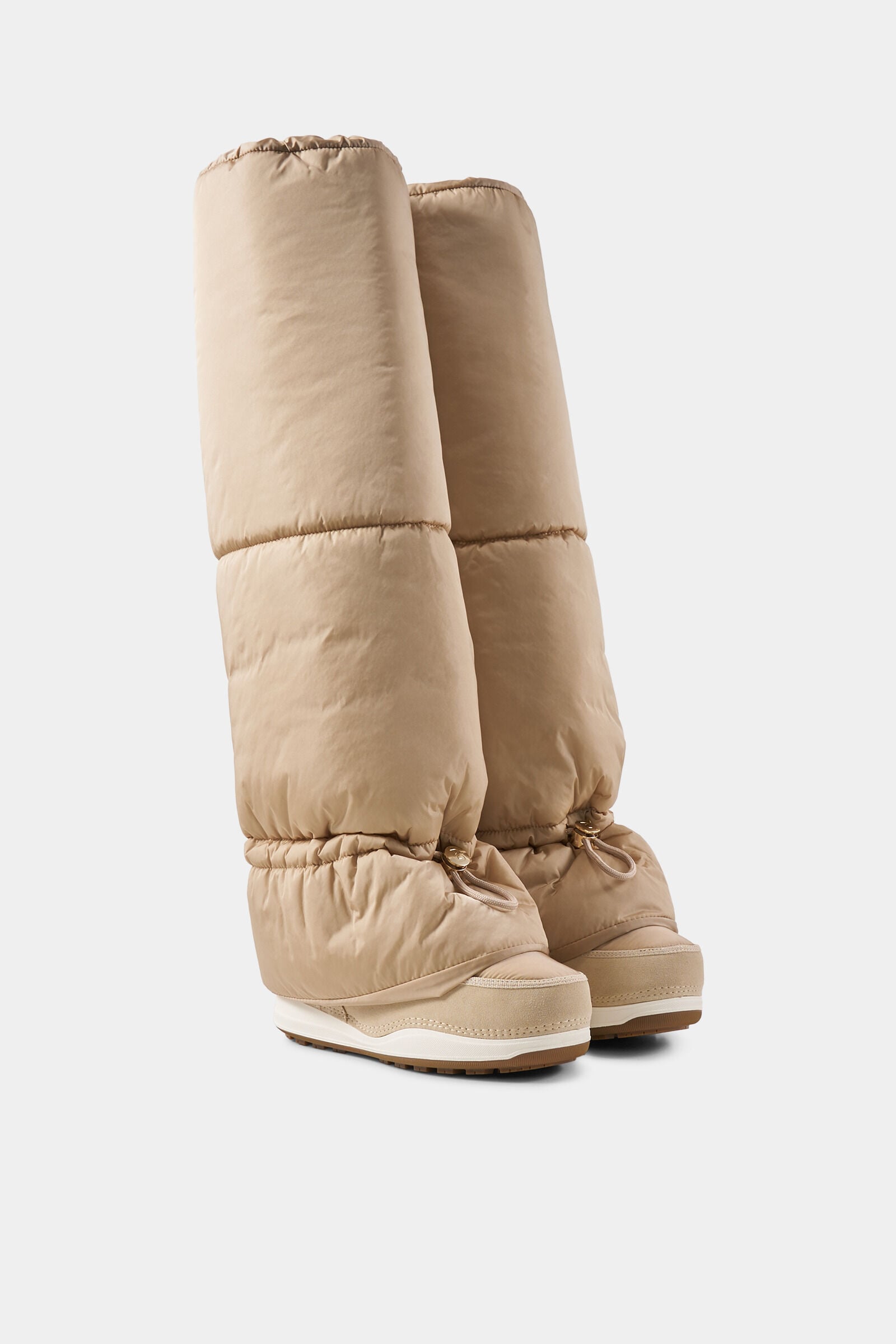 Snow Boots La Plagne Overknee Beige