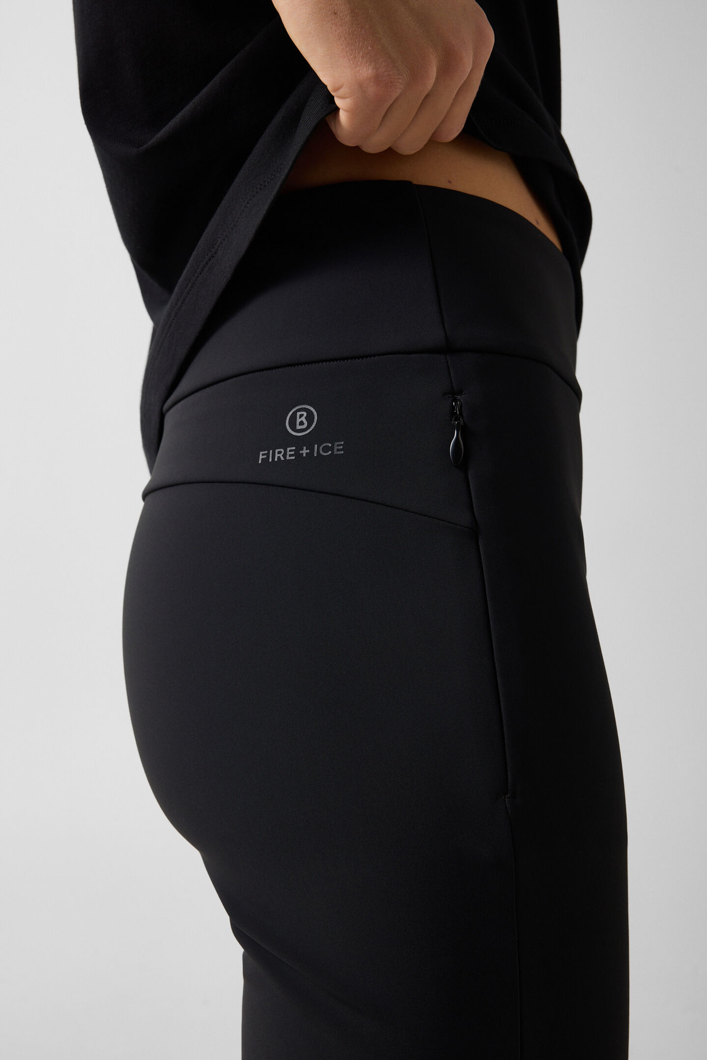 Camel Functional Trousers Black