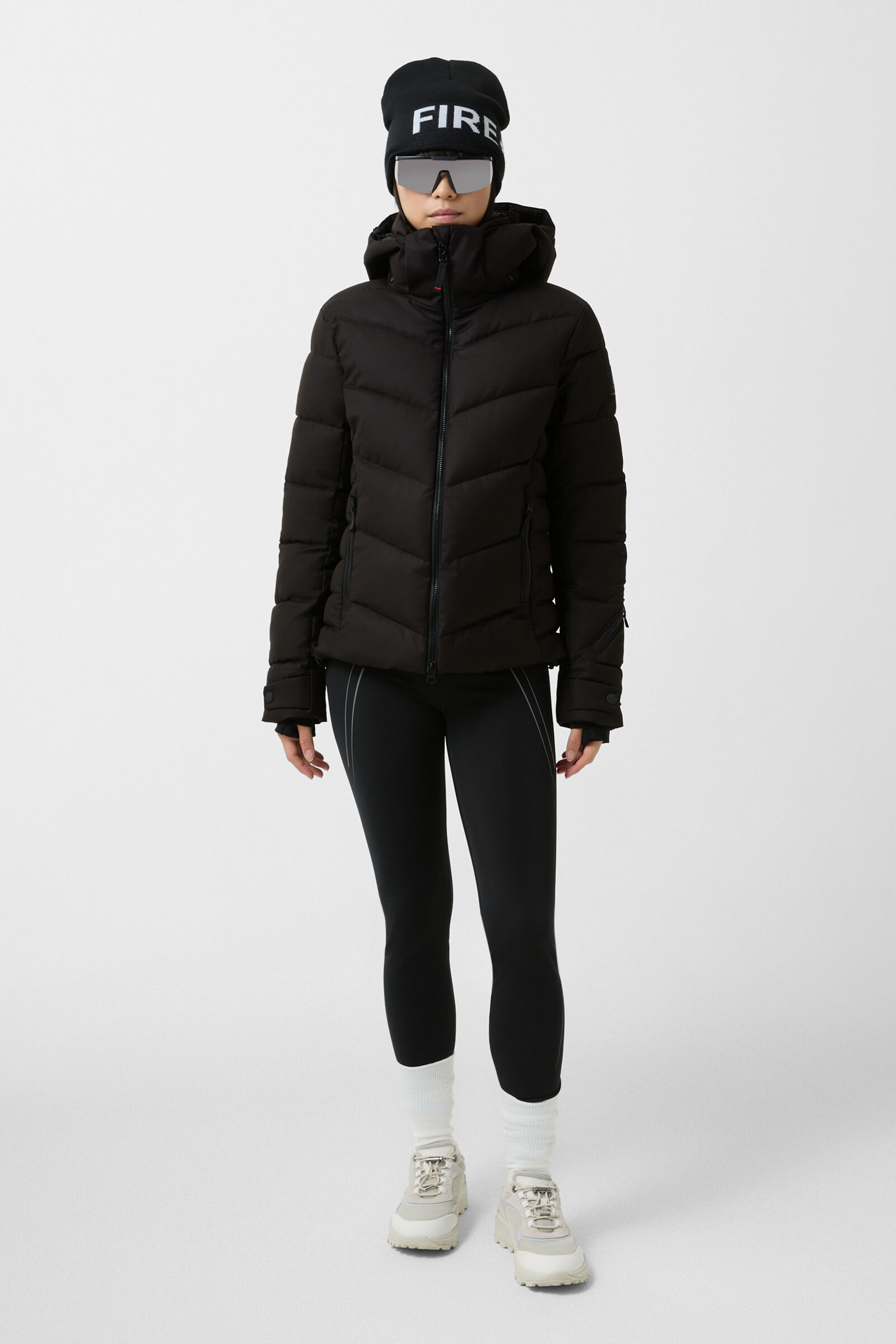 Saelly quilted jacket Black