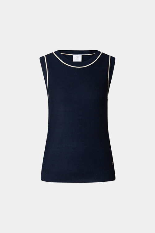 Strick-Top Phia Navy-Blau