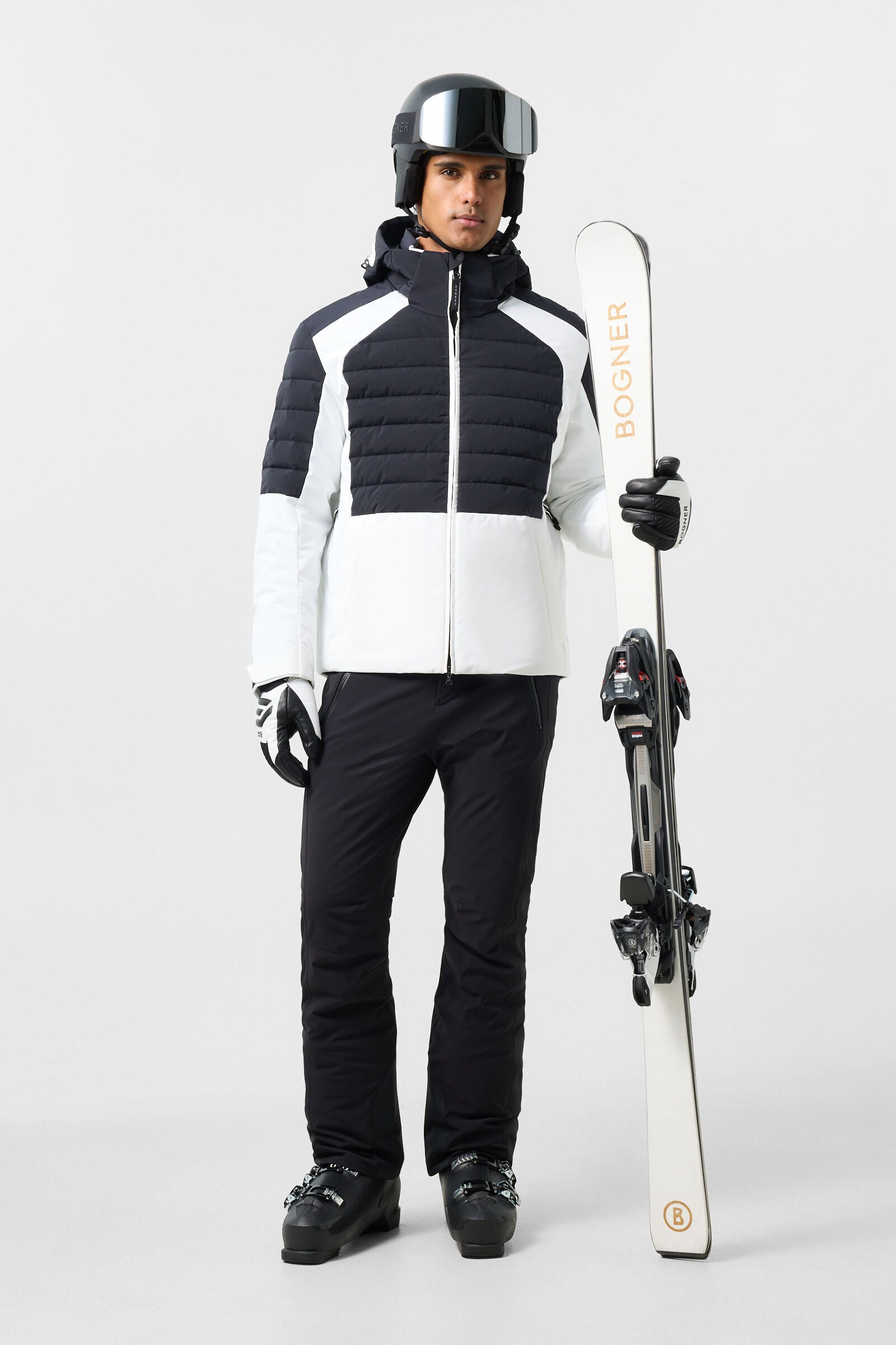 Hennik ski jacket White/Black