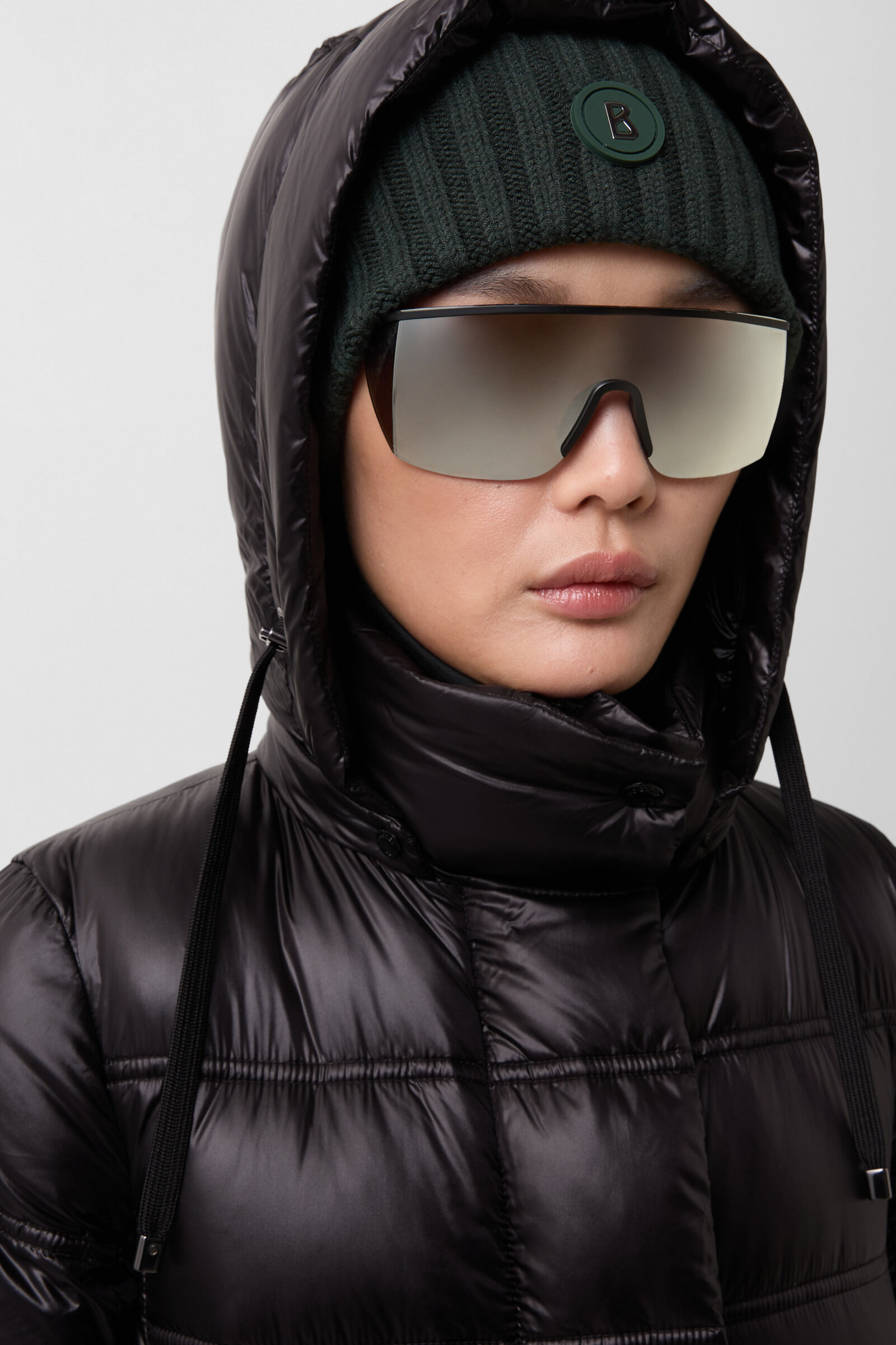 Manteau court en duvet Lynn Noir