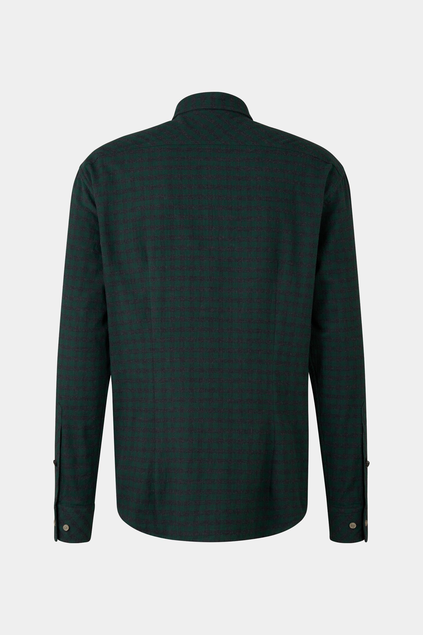 Timt flannel shirt Dark green/anthracite
