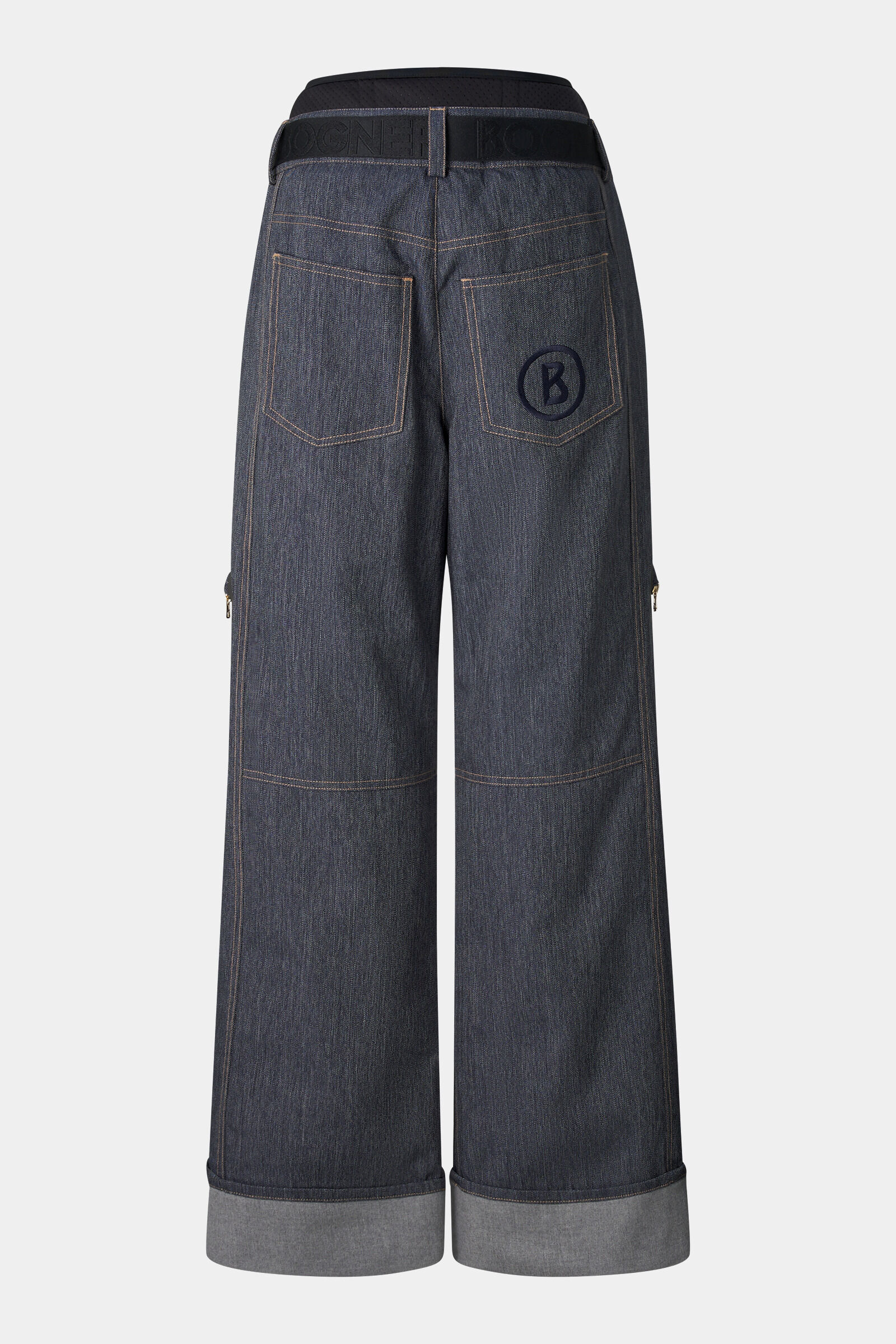 Klea Denim Ski Pants Denim Blue