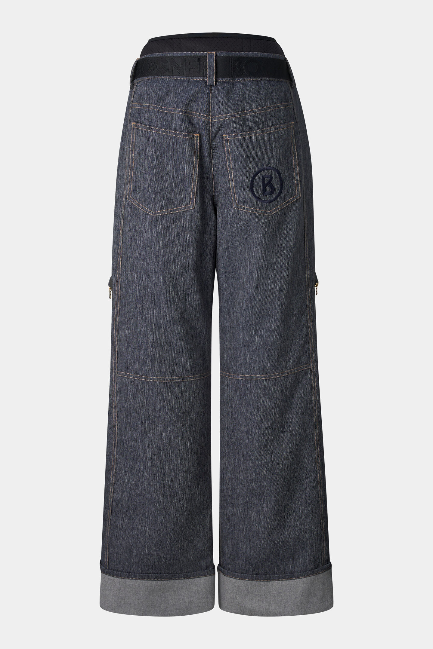 Klea Denim Ski Pants Denim Blue