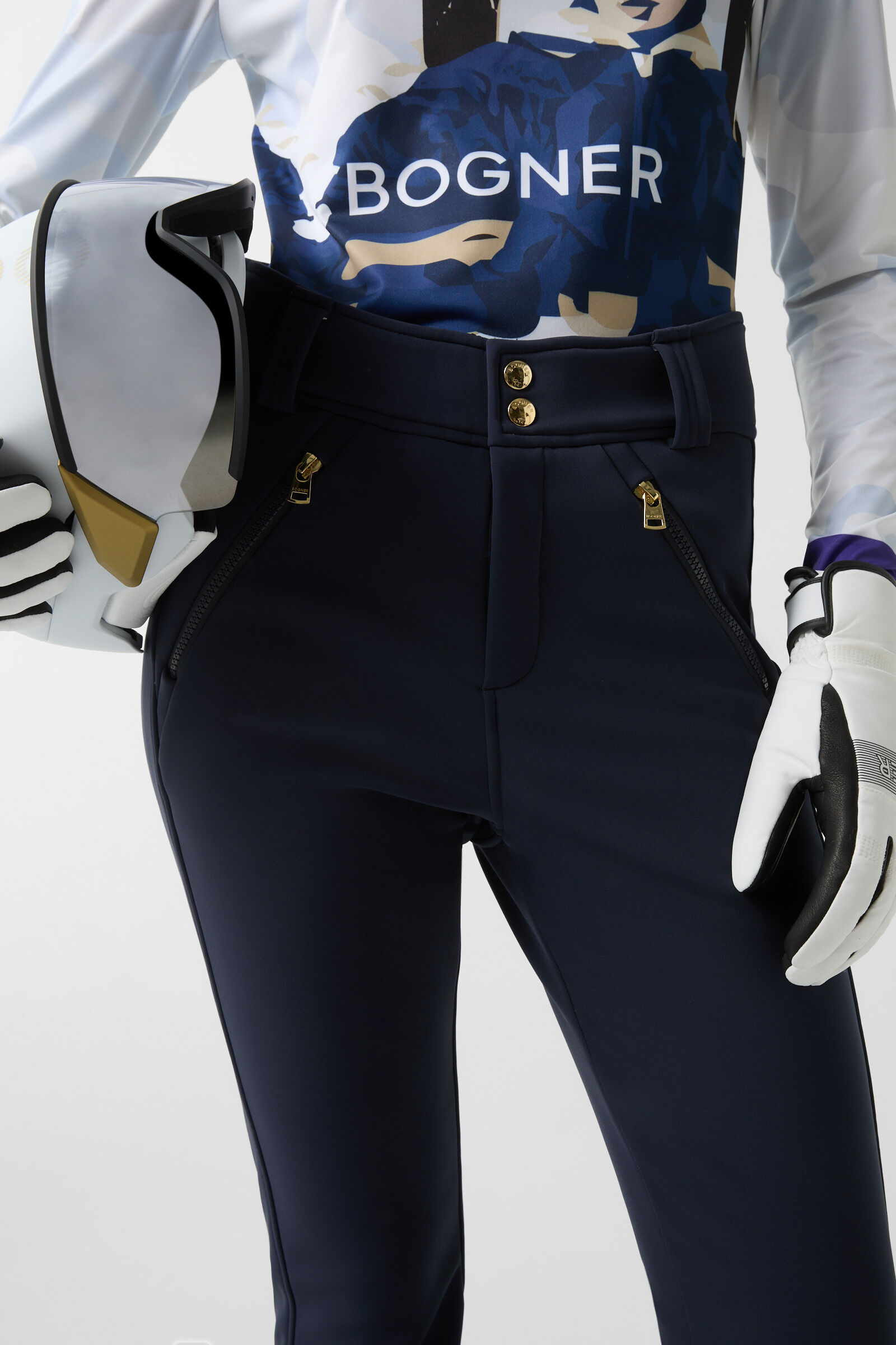 Hazel softshell ski trousers Navy blue