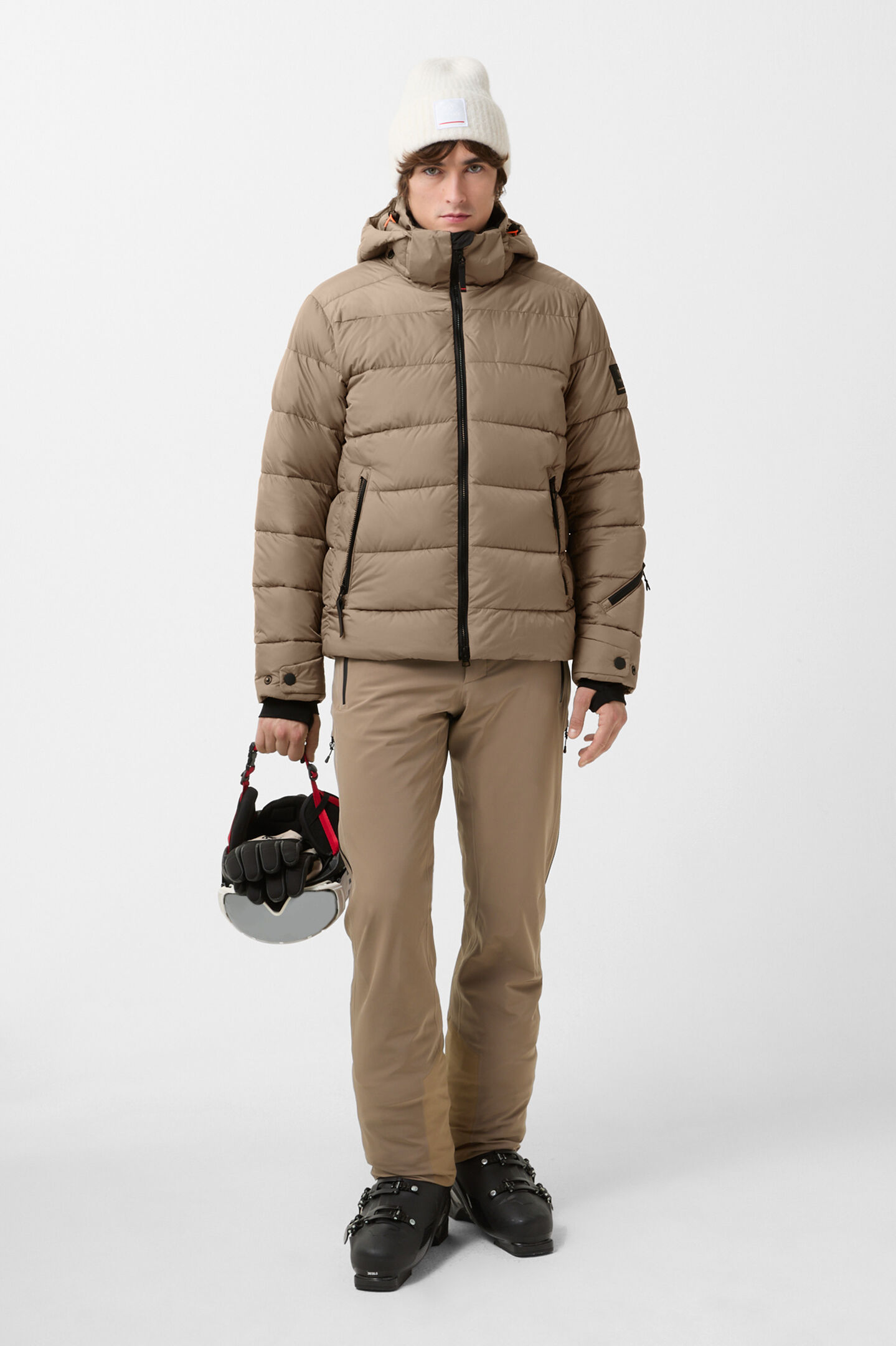 Skijacke Luka Karamell