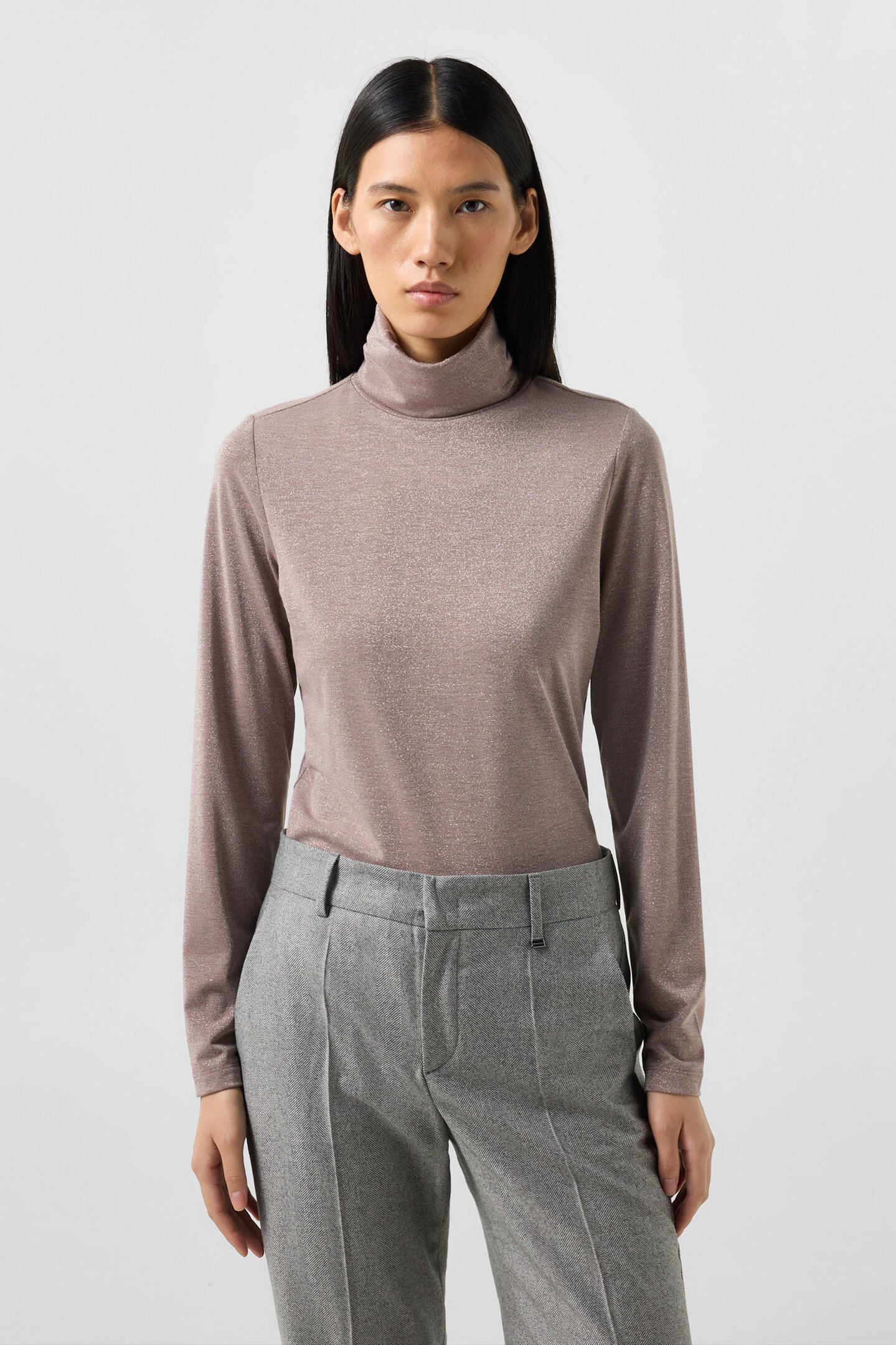 Silva long-sleeved top Ros&eacute;