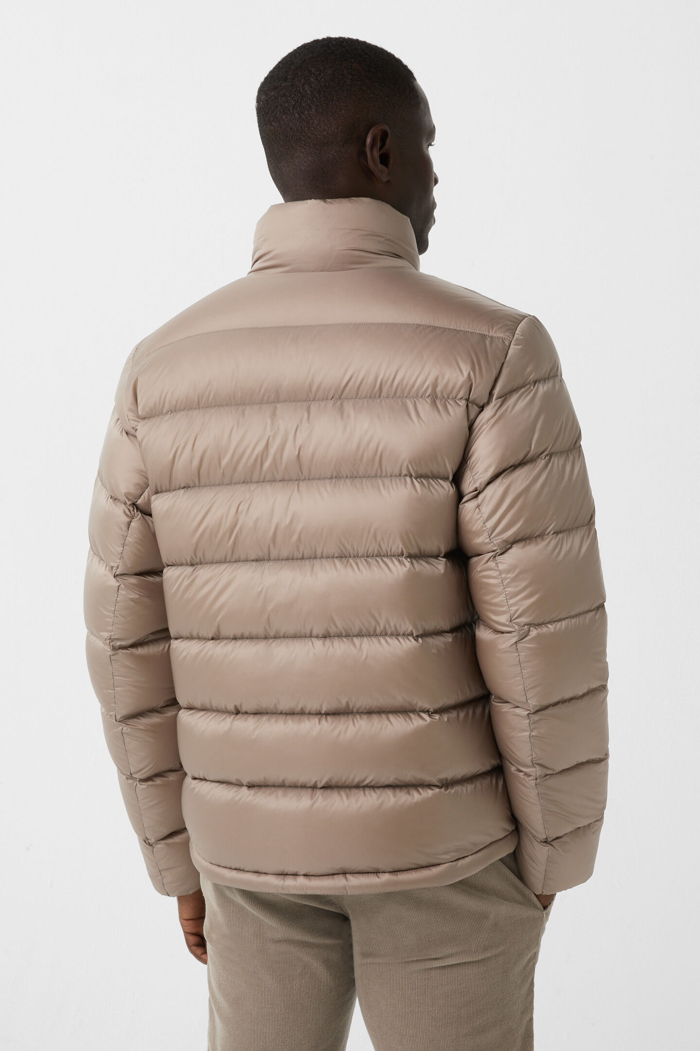Hugh down jacket Taupe