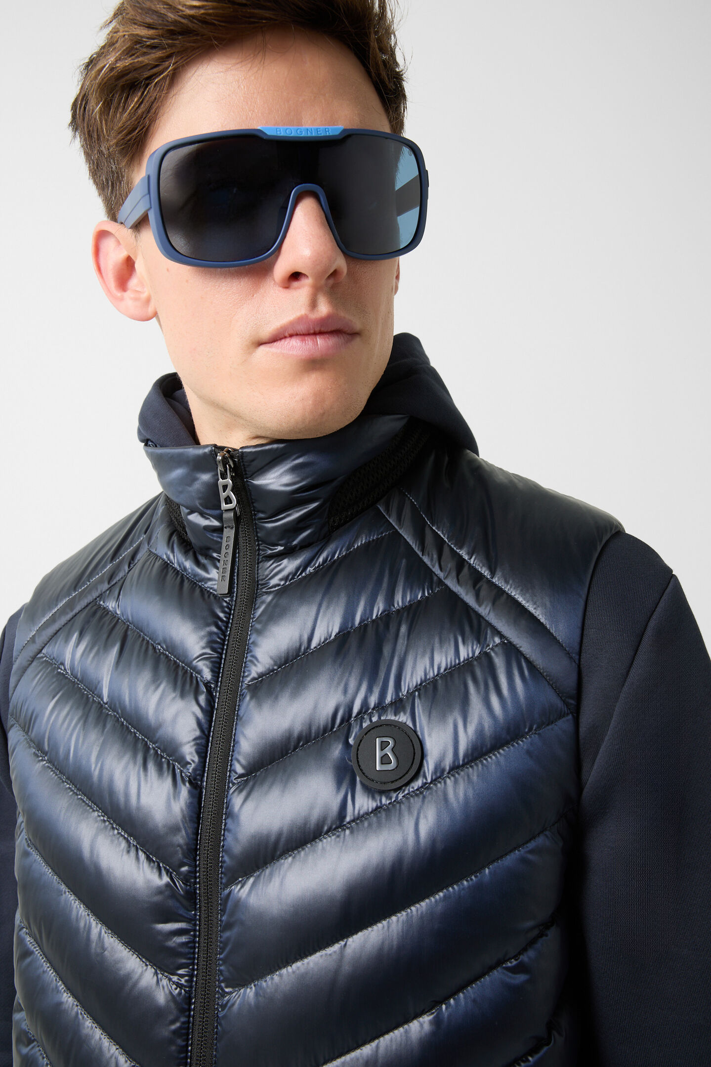 Lasse Lightweight down gilet Dark blue